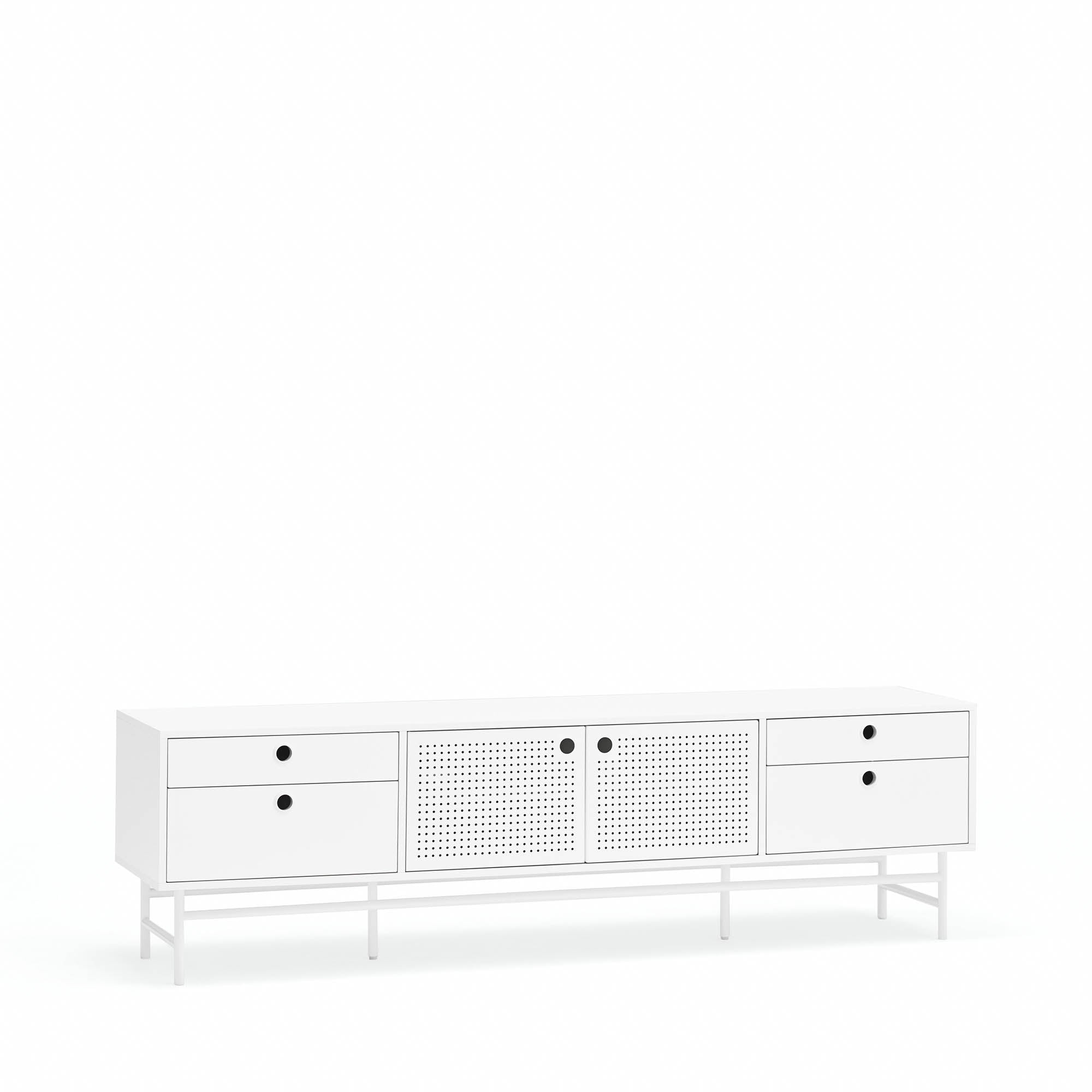 TV-taso Punto 2D4Dr Valkoinen