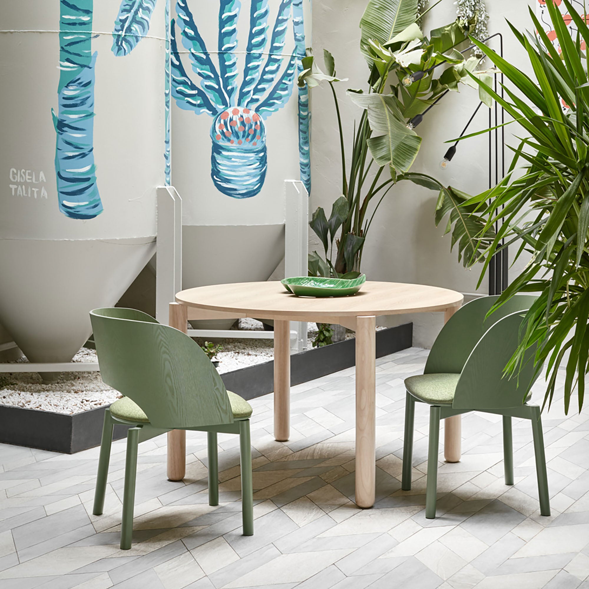 Chair Dam Olive Green (2 Pieces Per Box)