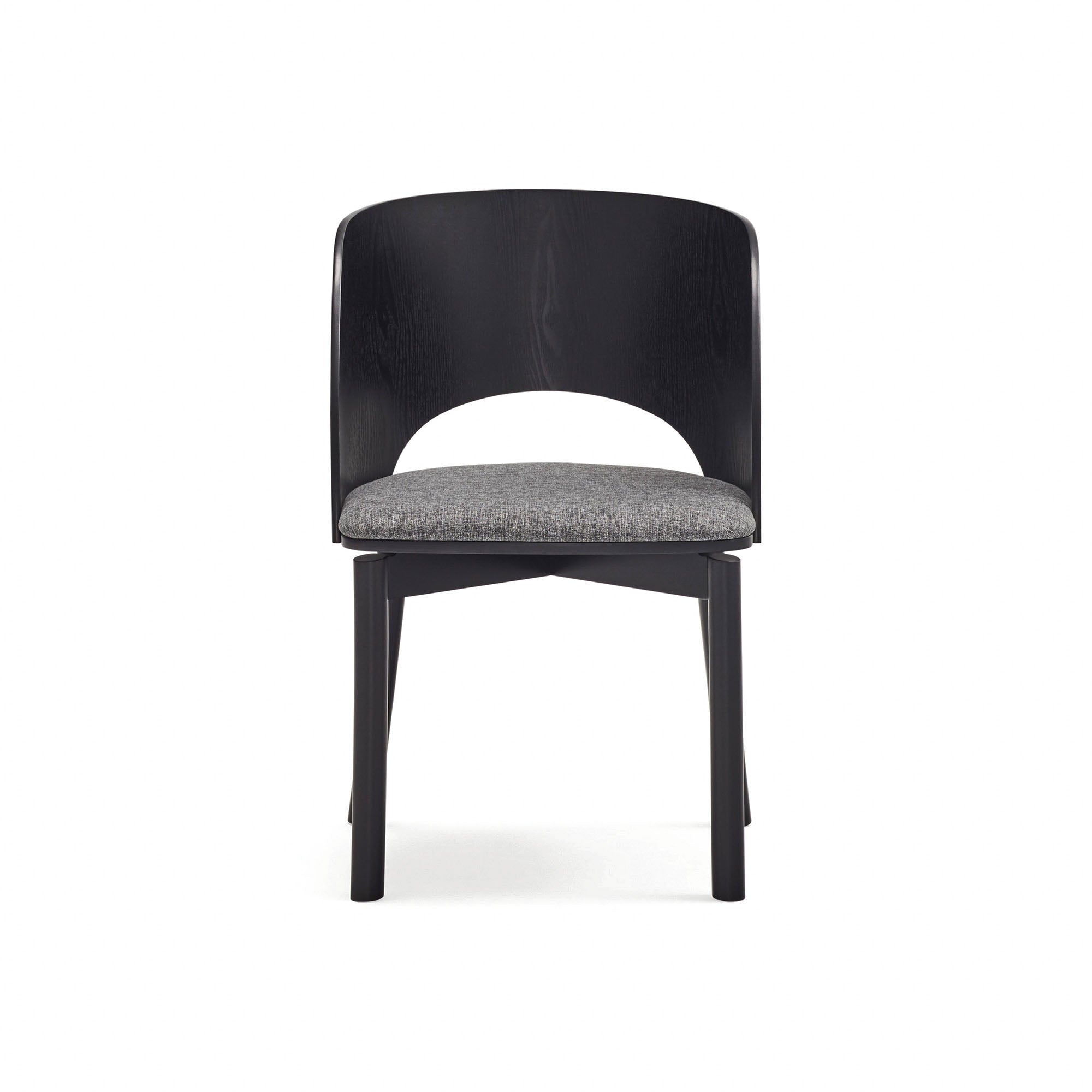 DAM Dining Chair in Black by Teulat – Set of 2