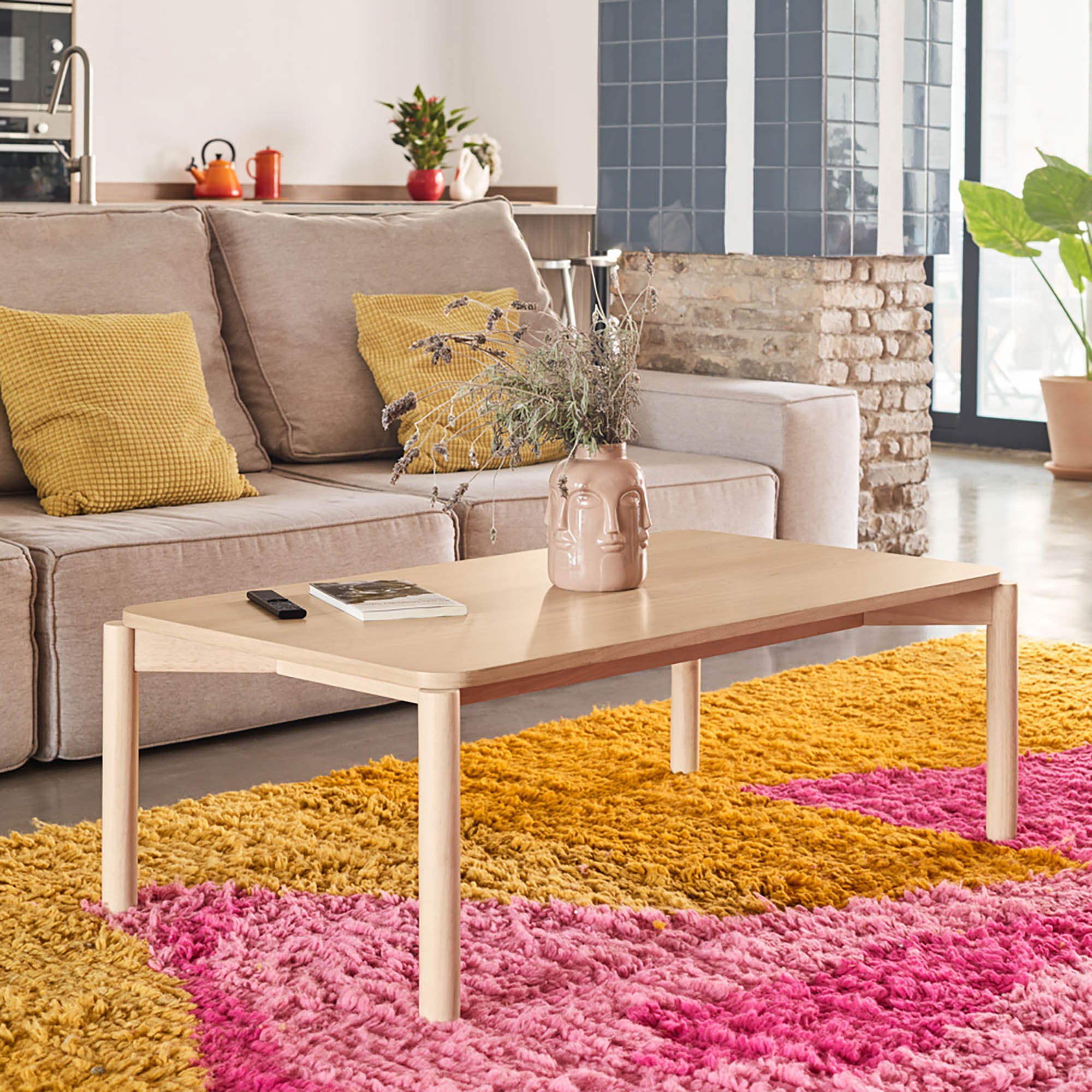 Coffee Table Atlas 110Cm Light Natural