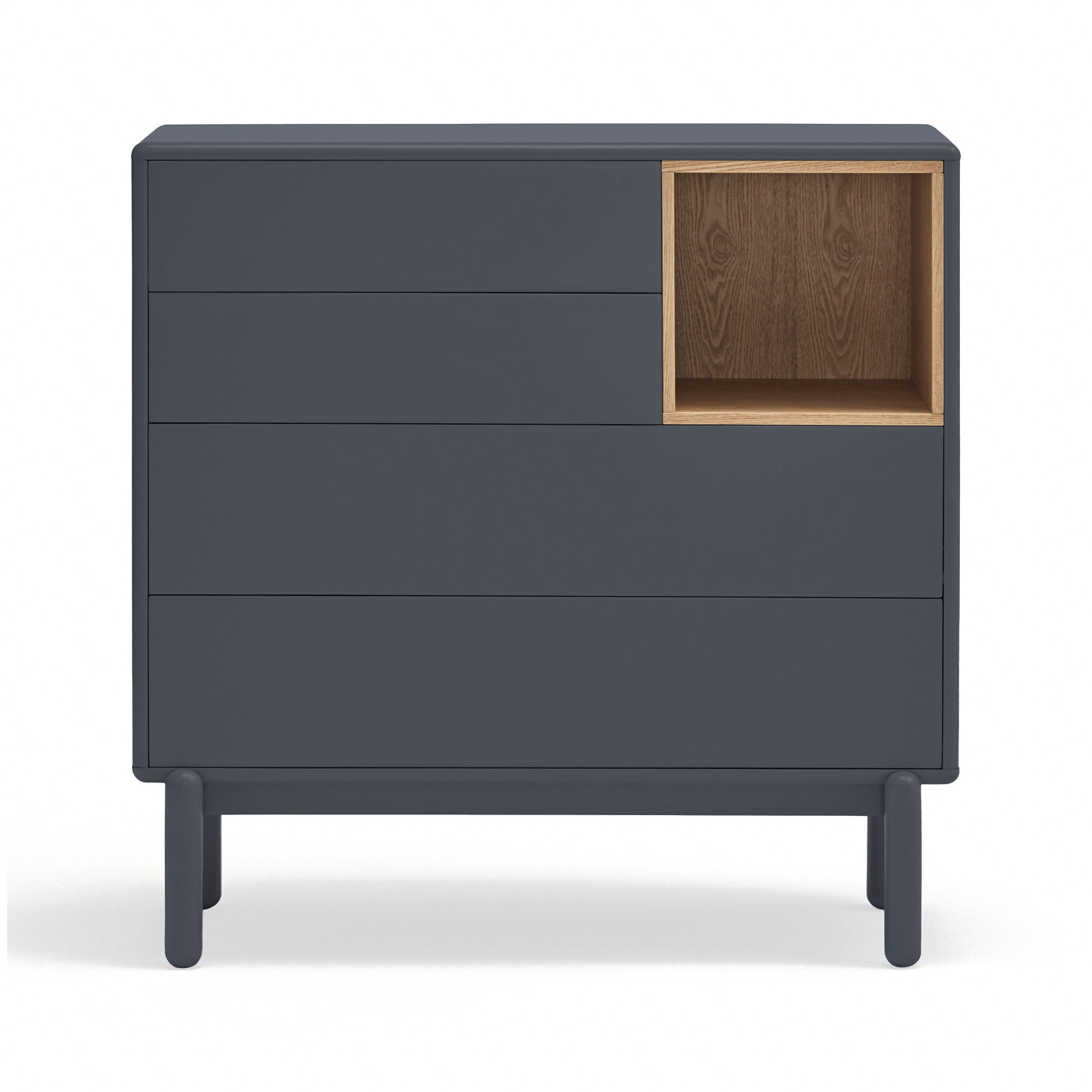 Chest Corvo 4Dr1H Anthracite Gray