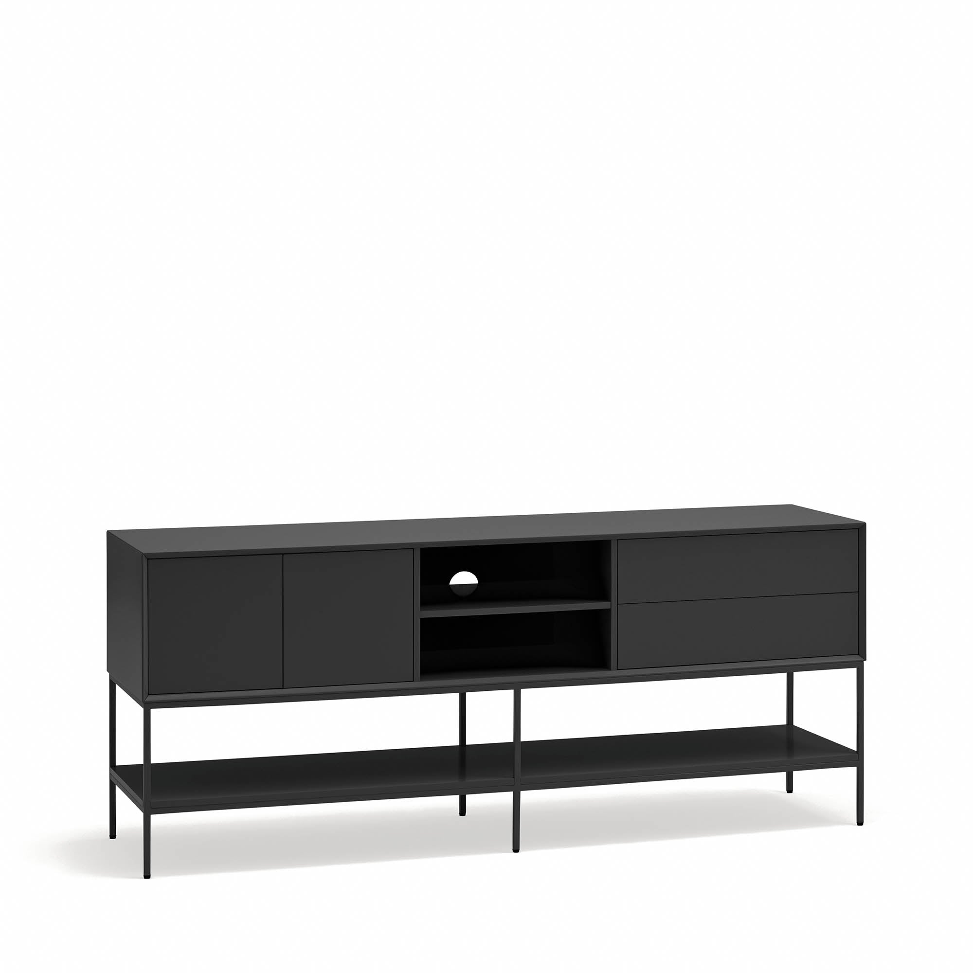 Tv-taso Platt 2D2Dr2H 175cm Musta