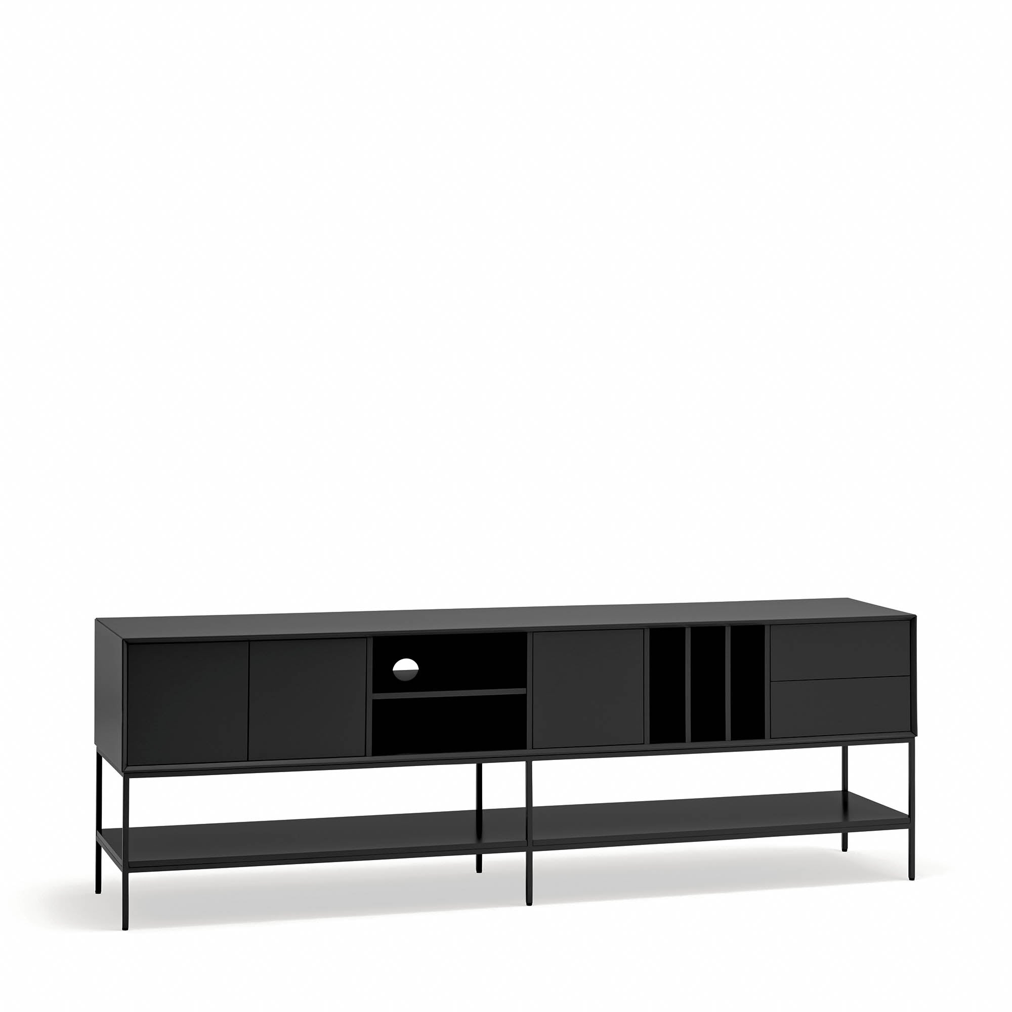 TV-taso Platt 3D2Dr5H 220cm, musta