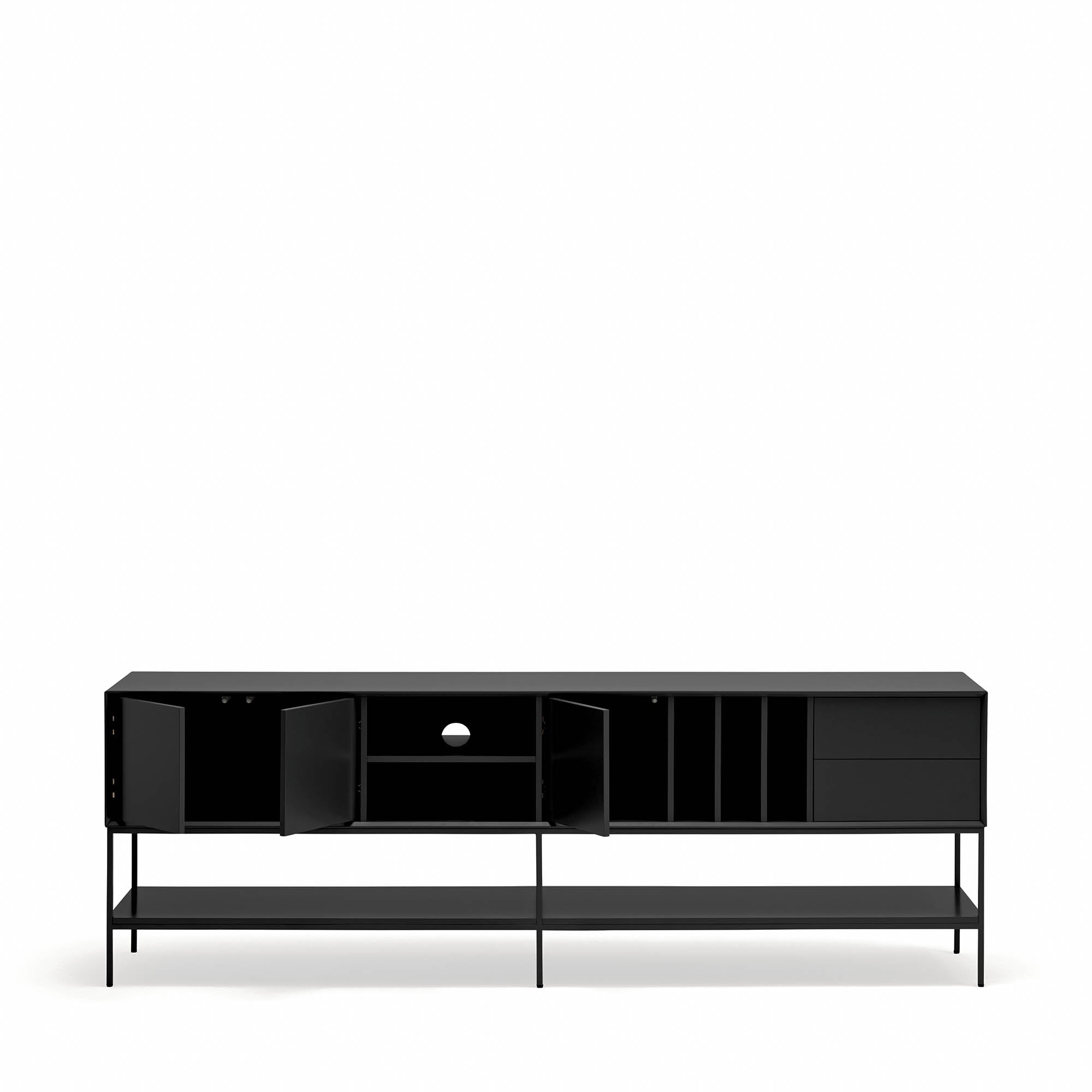 TV-taso Platt 3D2Dr5H 220cm, musta