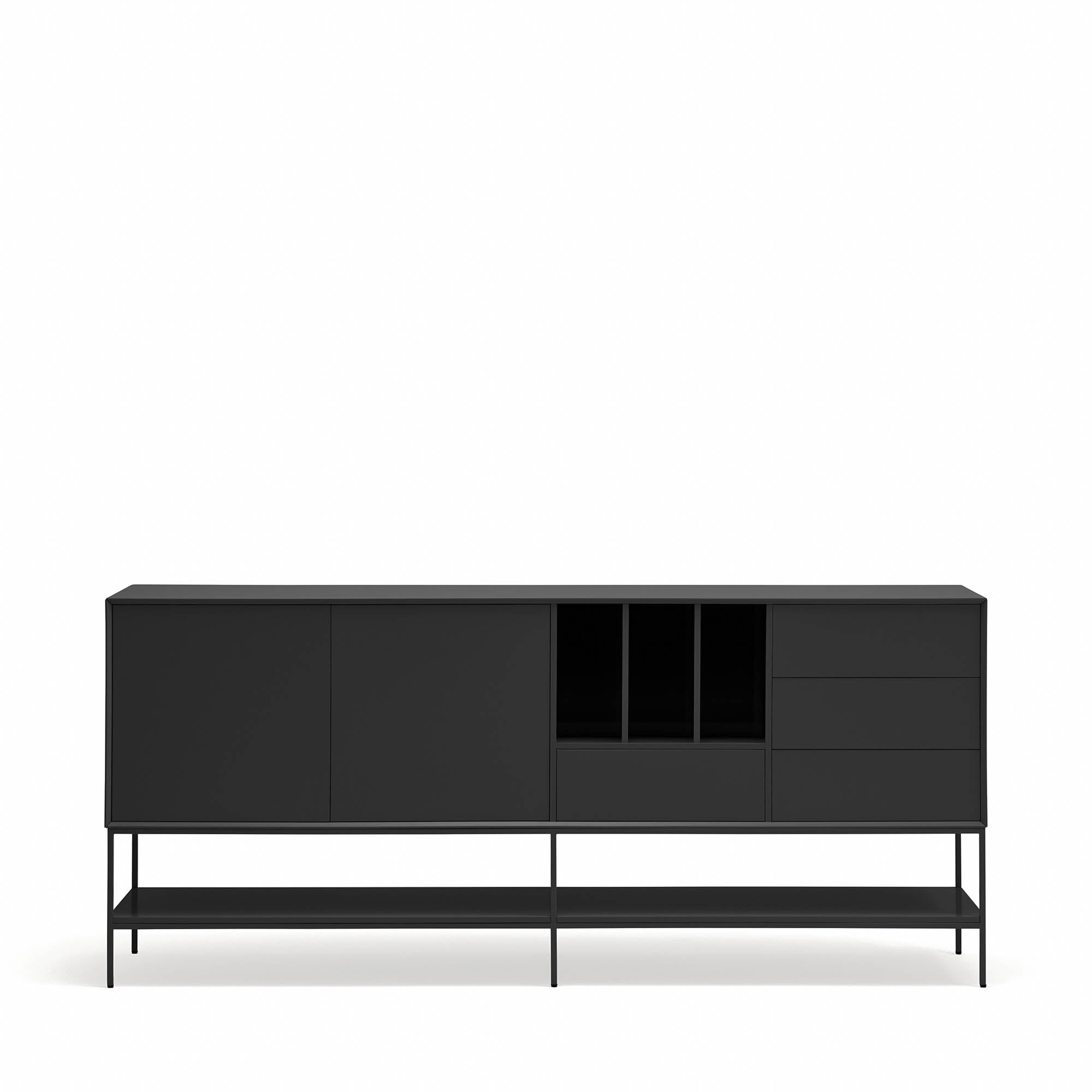 Senkki Platt 2D4Dr3H 220cm Musta