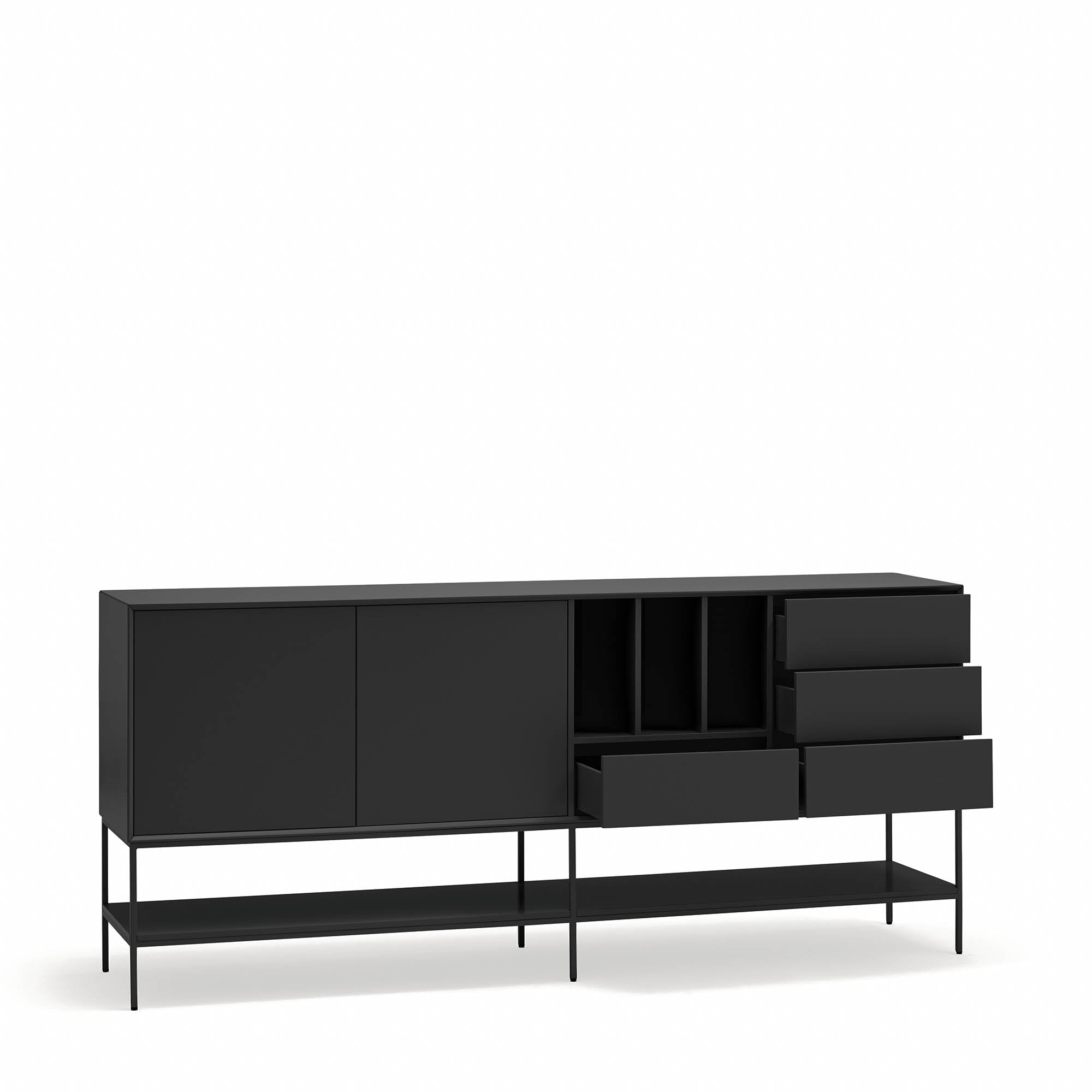 Senkki Platt 2D4Dr3H 220cm Musta