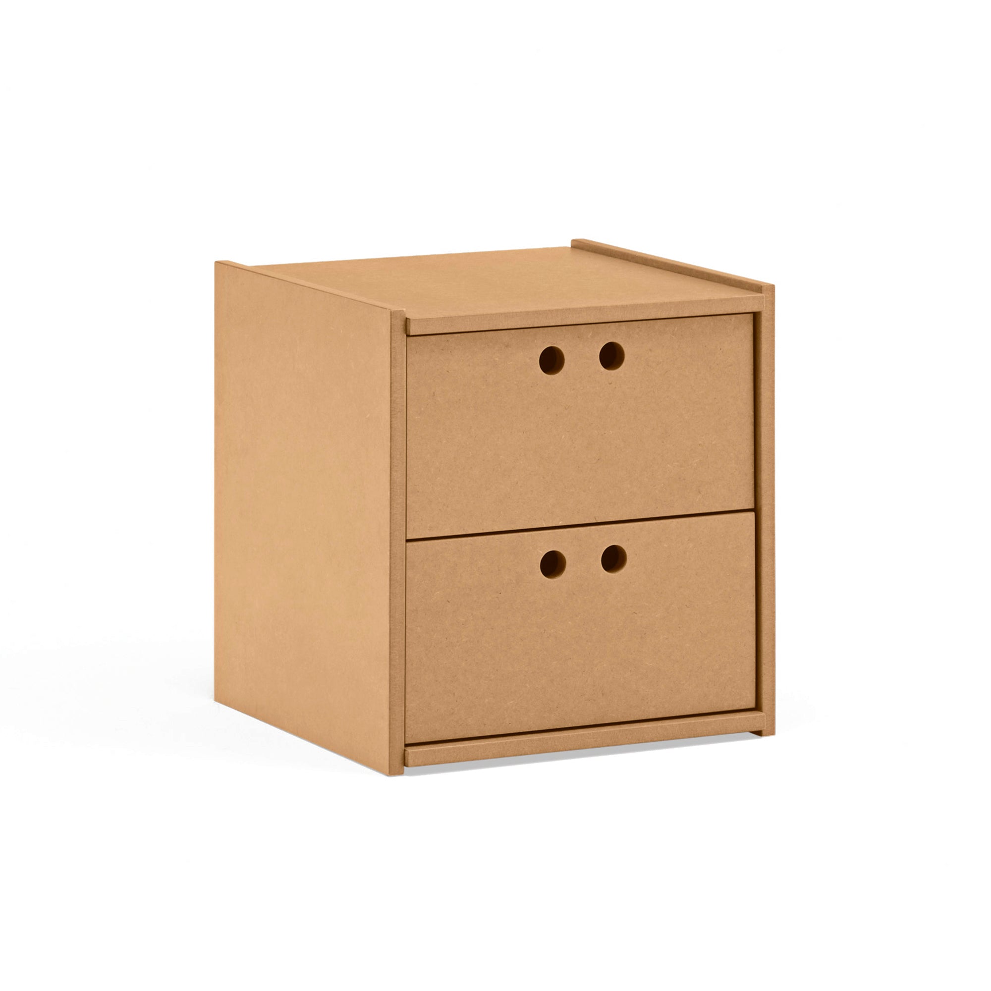 Yöpöytä Wally – Luonnonvärinen MDF | 40×40×42 cm
