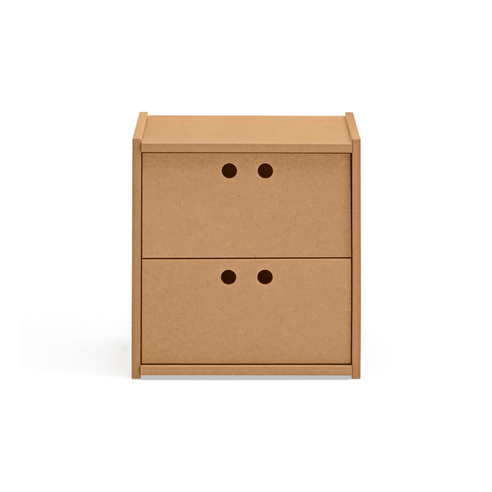 Yöpöytä Wally – Luonnonvärinen MDF | 40×40×42 cm