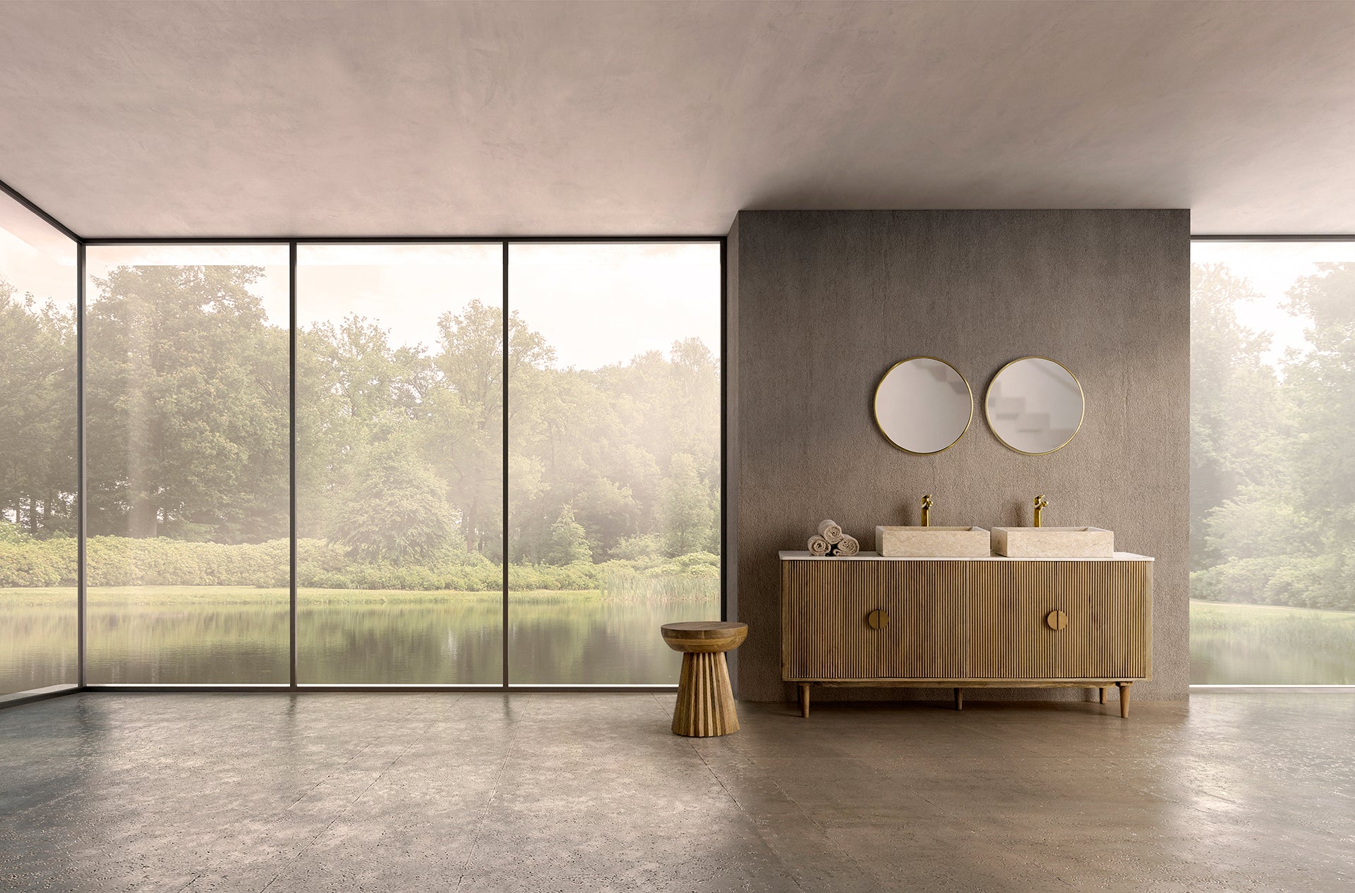 PLISSÉ-PUINEN SIVUPÖYTÄ