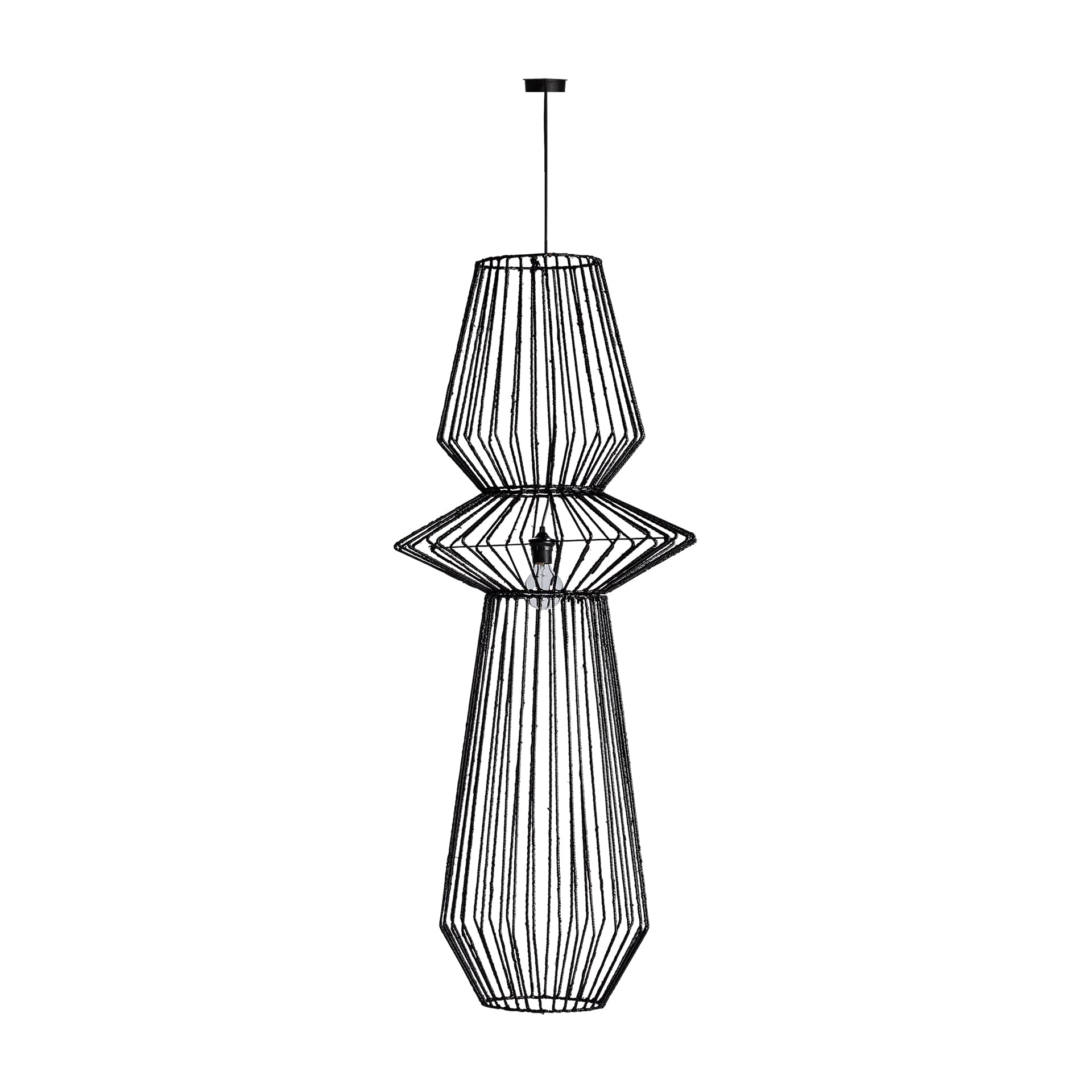 PLISSÉ METAL CEILING LAMP