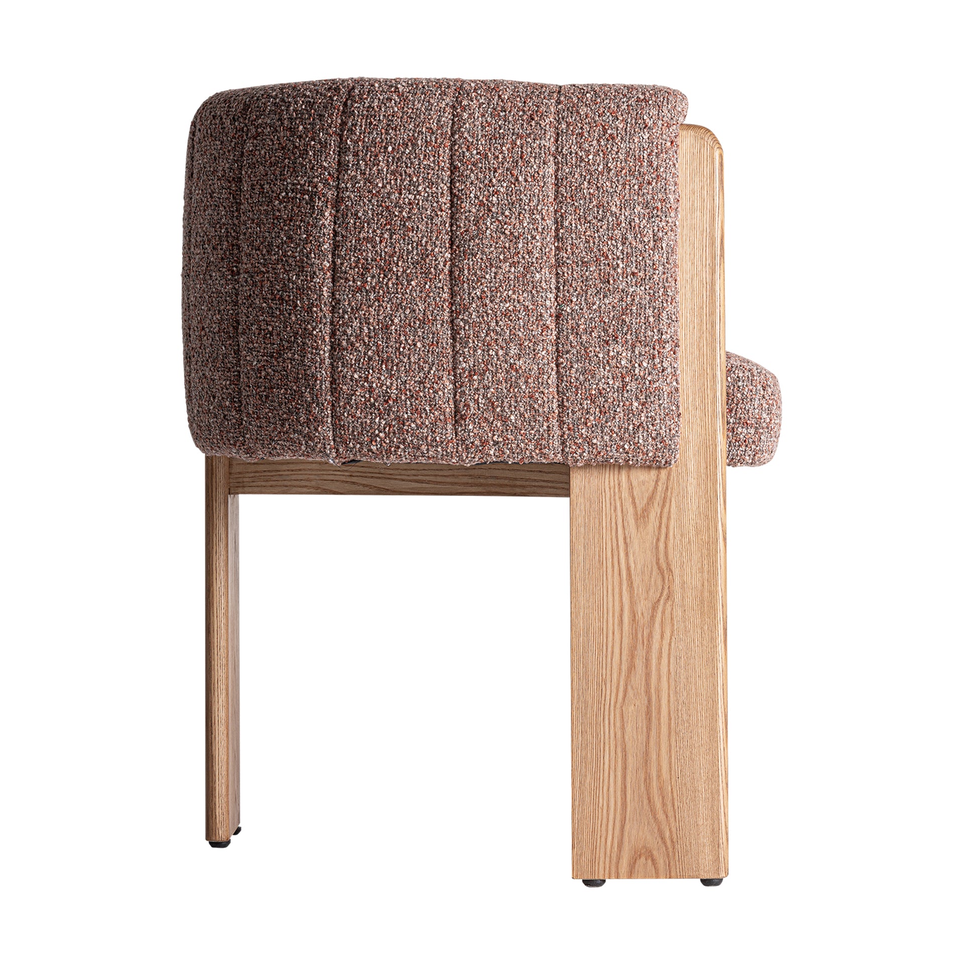 CLUNY Art Deco -tuoli - tammipuuta ja polyesteriverhoilua