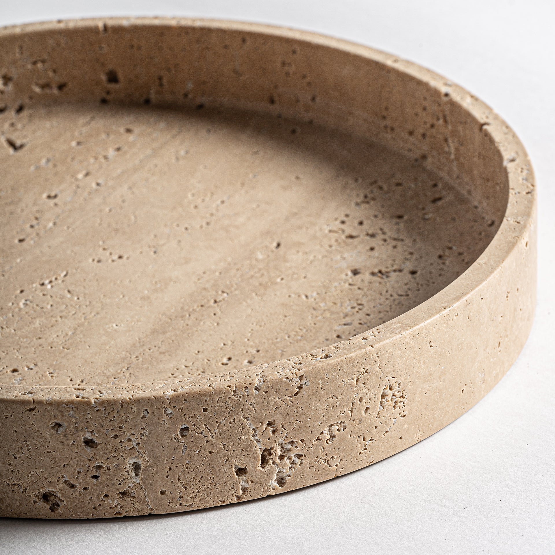 Tetbury Beige Marble Tray – Art Deco Style