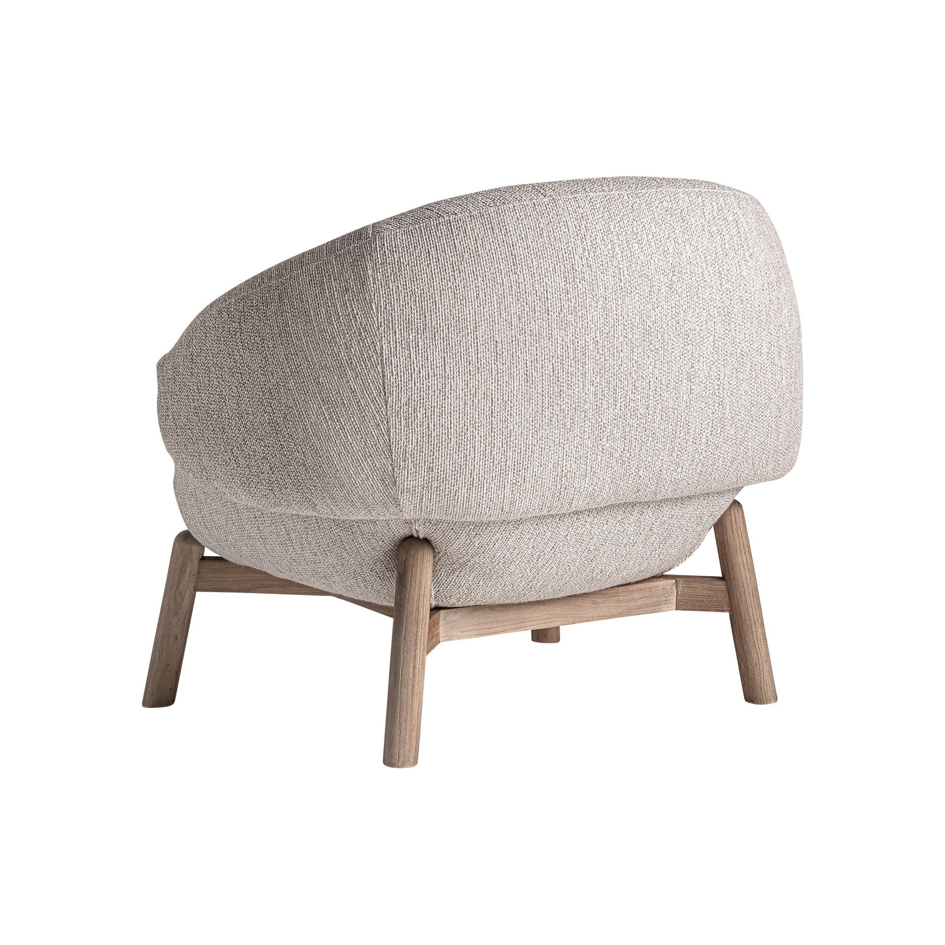 Fåtölj Jacquard Elm Wood Armchair