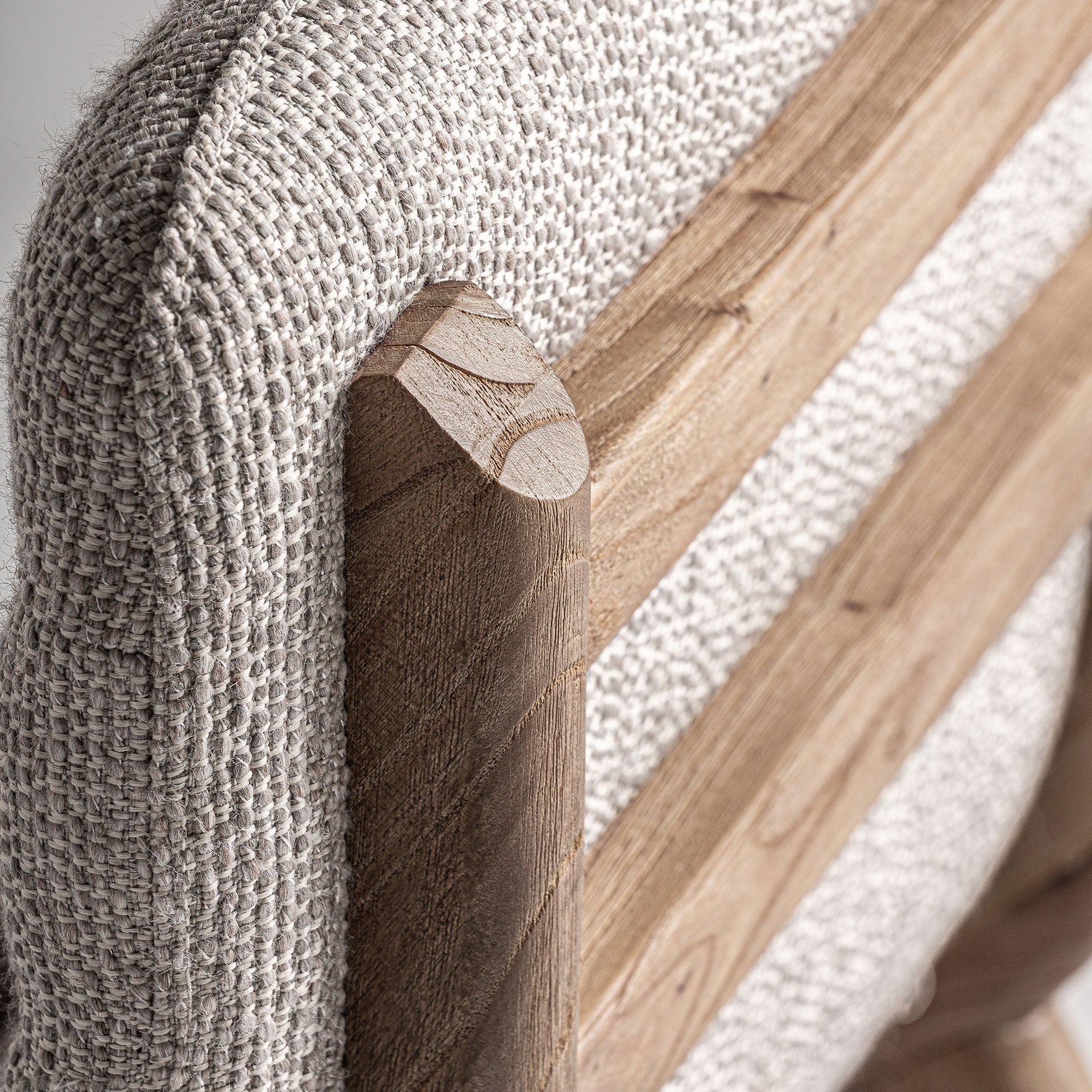 Jacquard Oak Chair - Contemporary Nordic Design