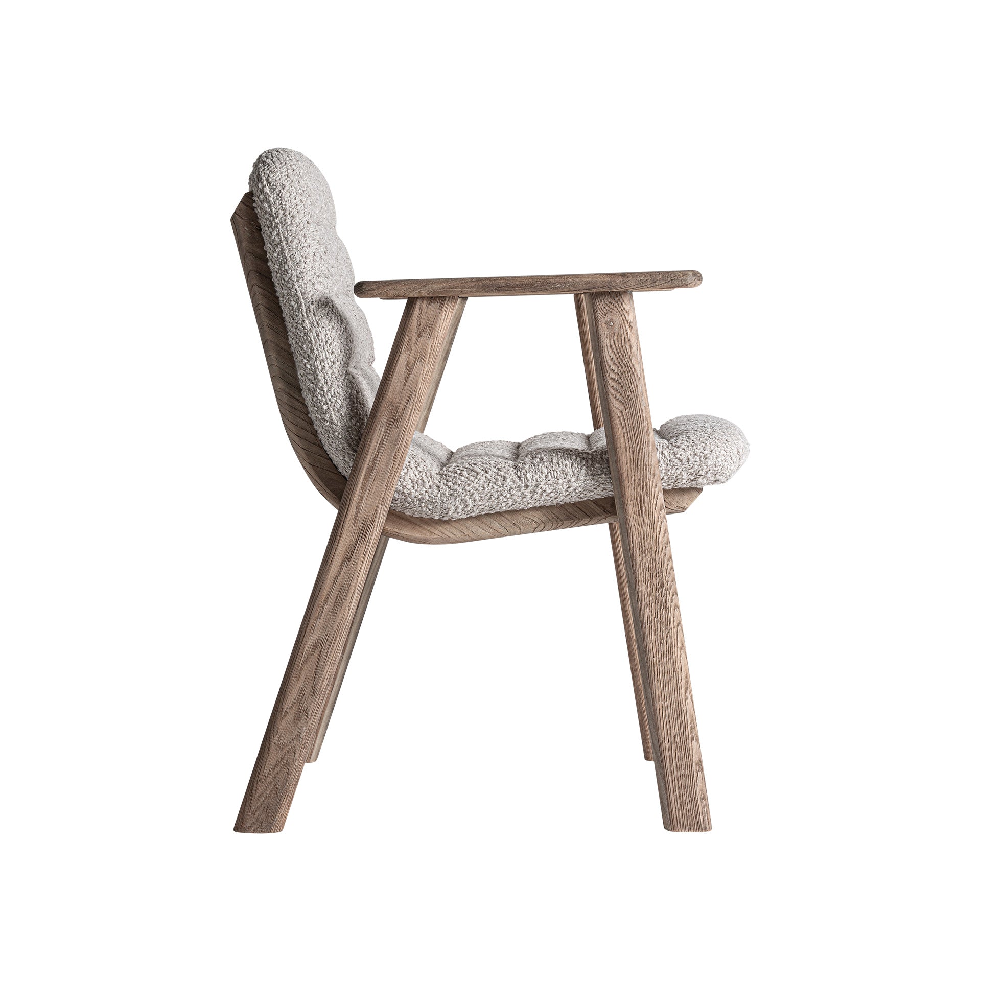 Jacquard Oak Chair - Contemporary Nordic Design