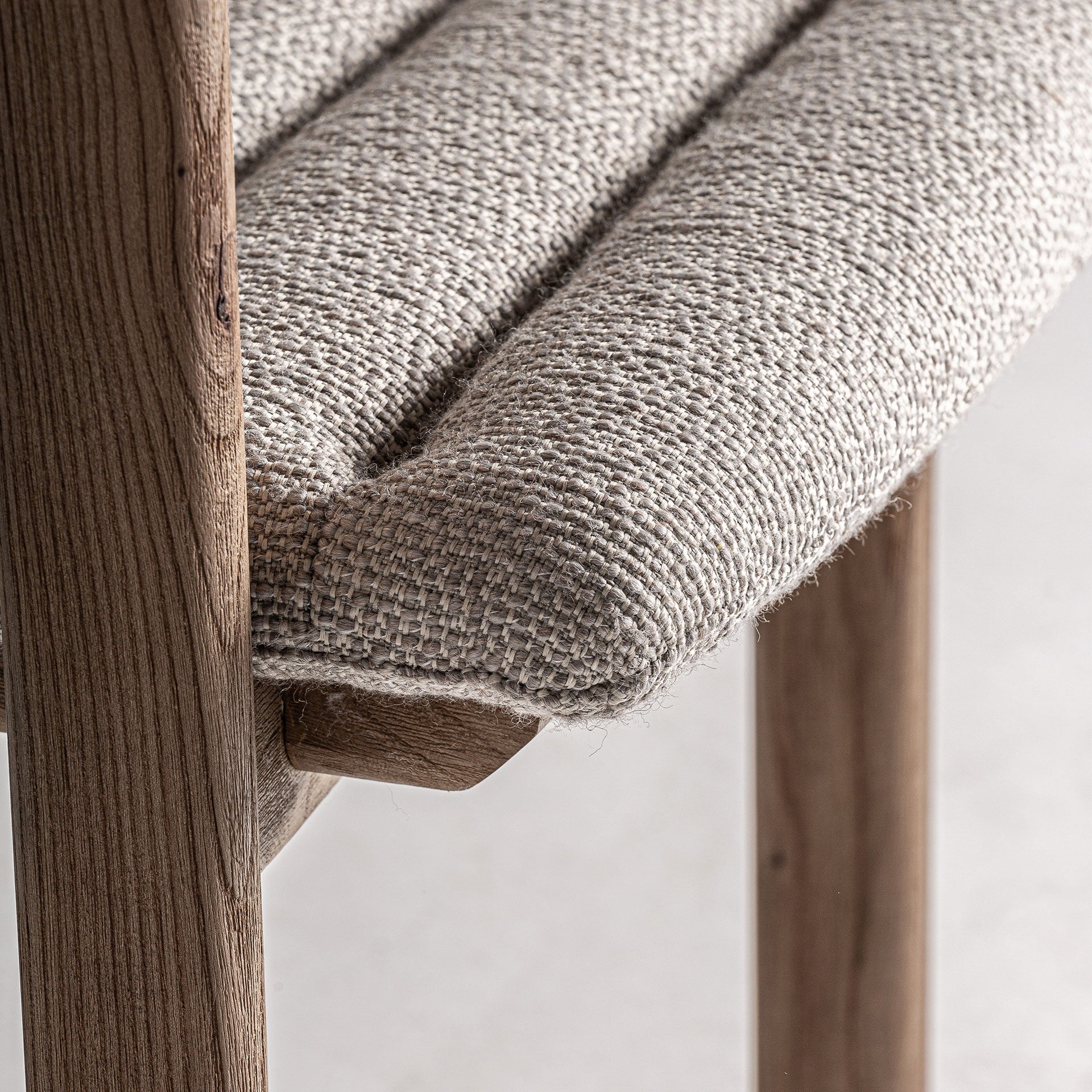 Jacquard Oak Chair - Contemporary Nordic Design