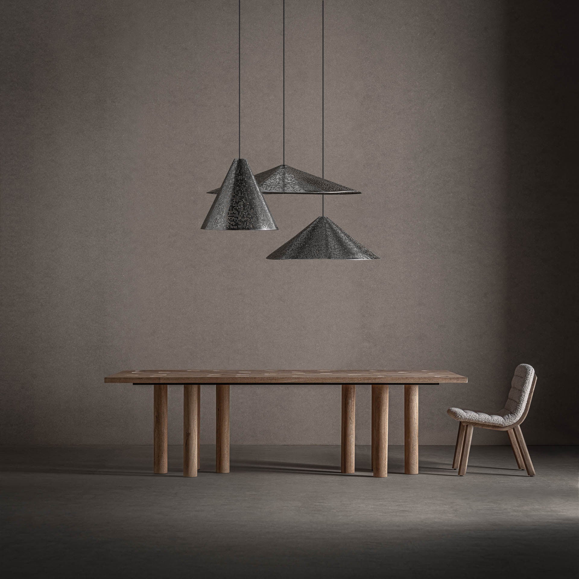 Jacquard-ruokapöytä