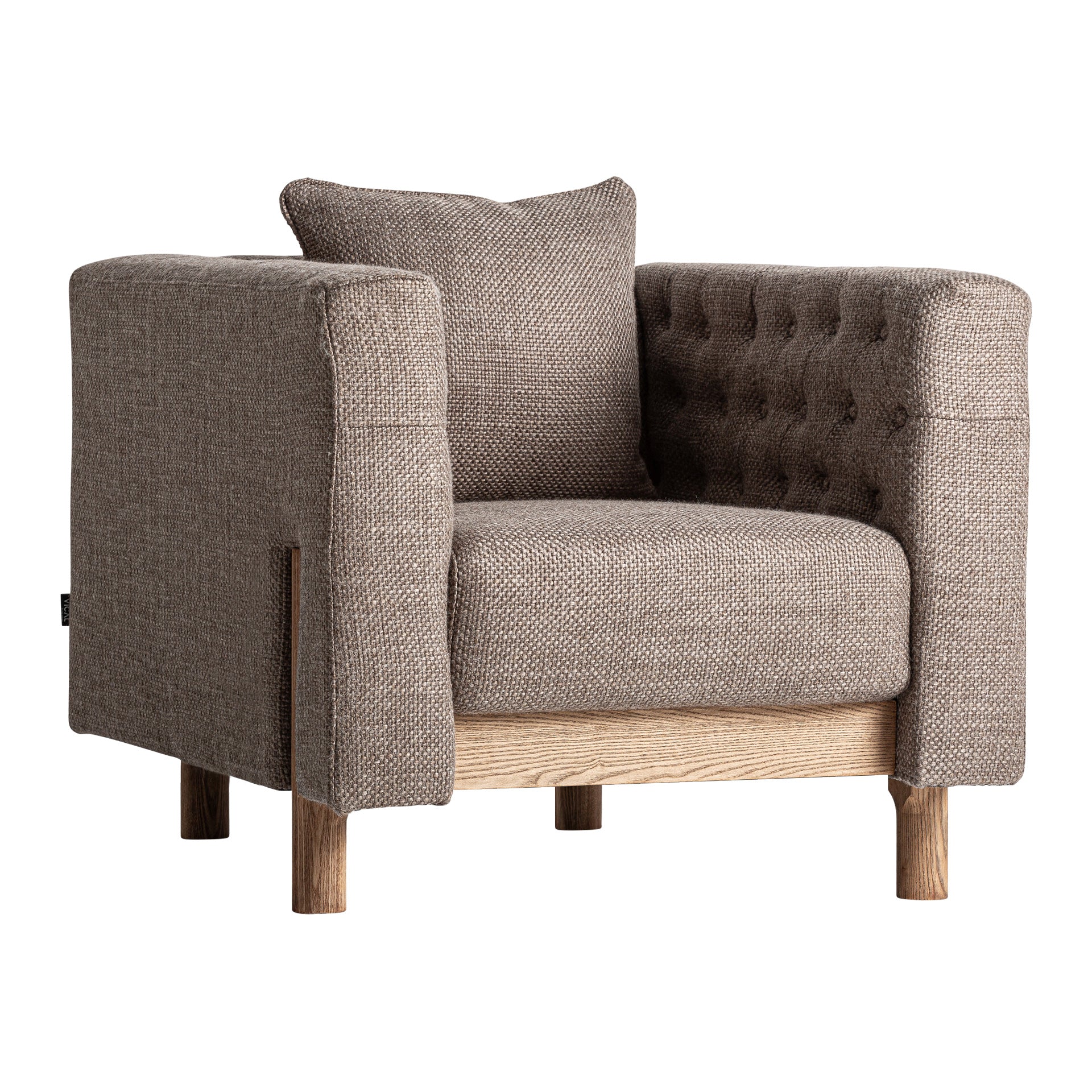 Fåtölj Carlton Pine Wood Armchair