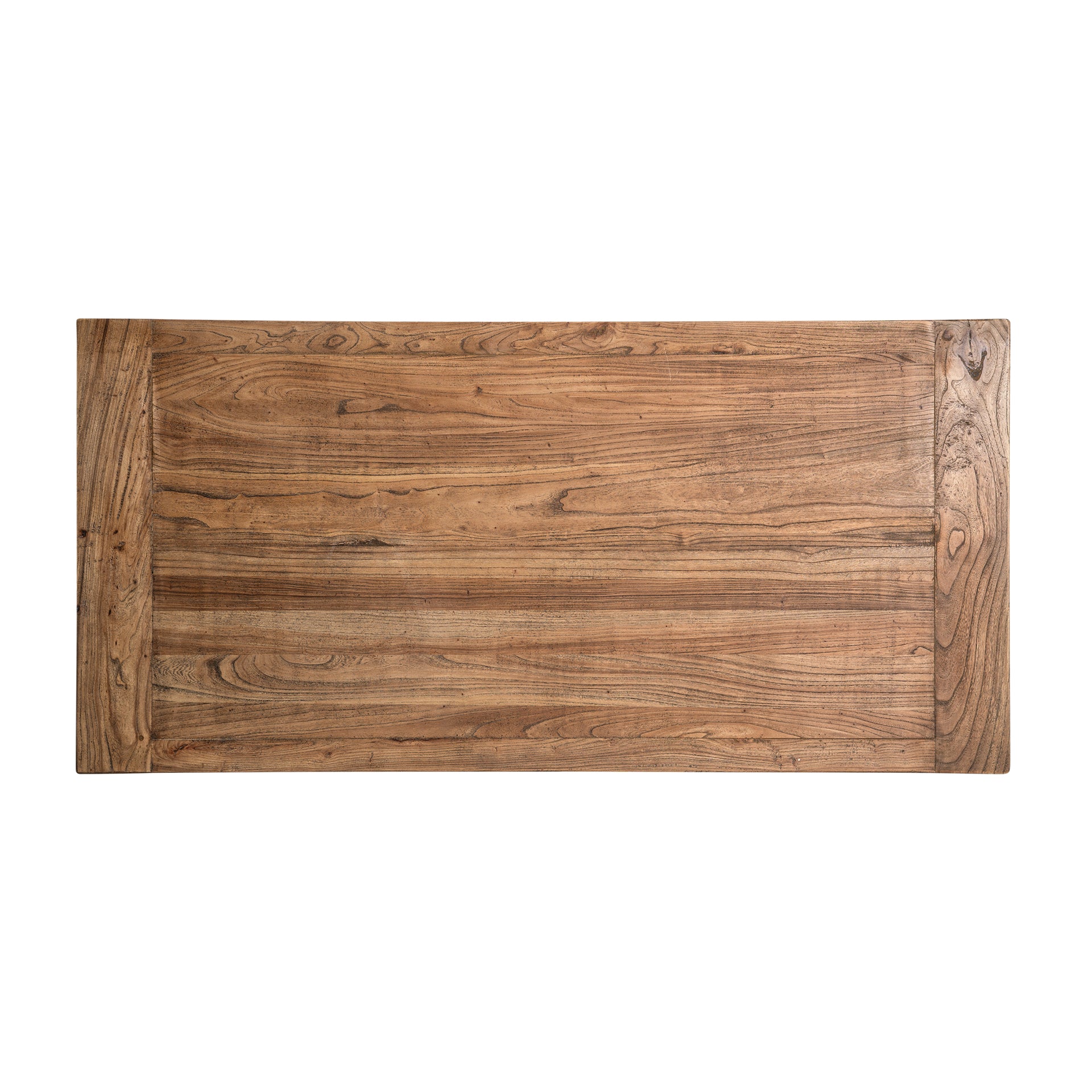 Norvik Contemporary Elm-puusta valmistettu työpöytä - Ruskea