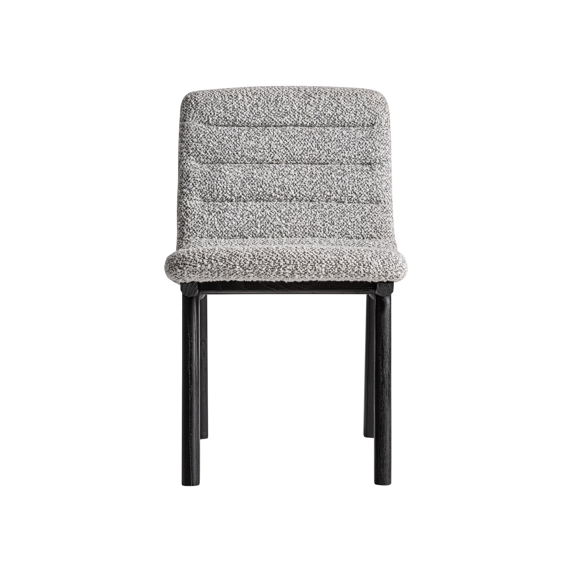 Jacquard Oak Chair - Contemporary Black & Grey Design