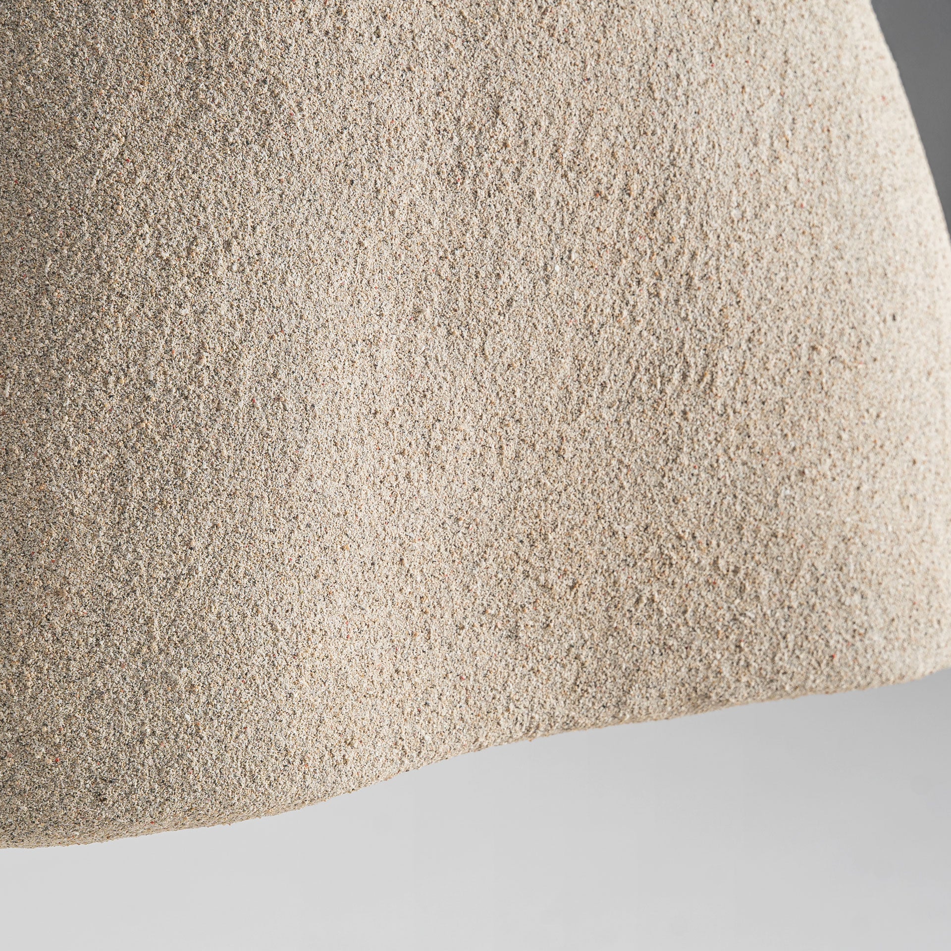 Liessel Contemporary Ceiling Lamp - Cream Resin Pendant Light