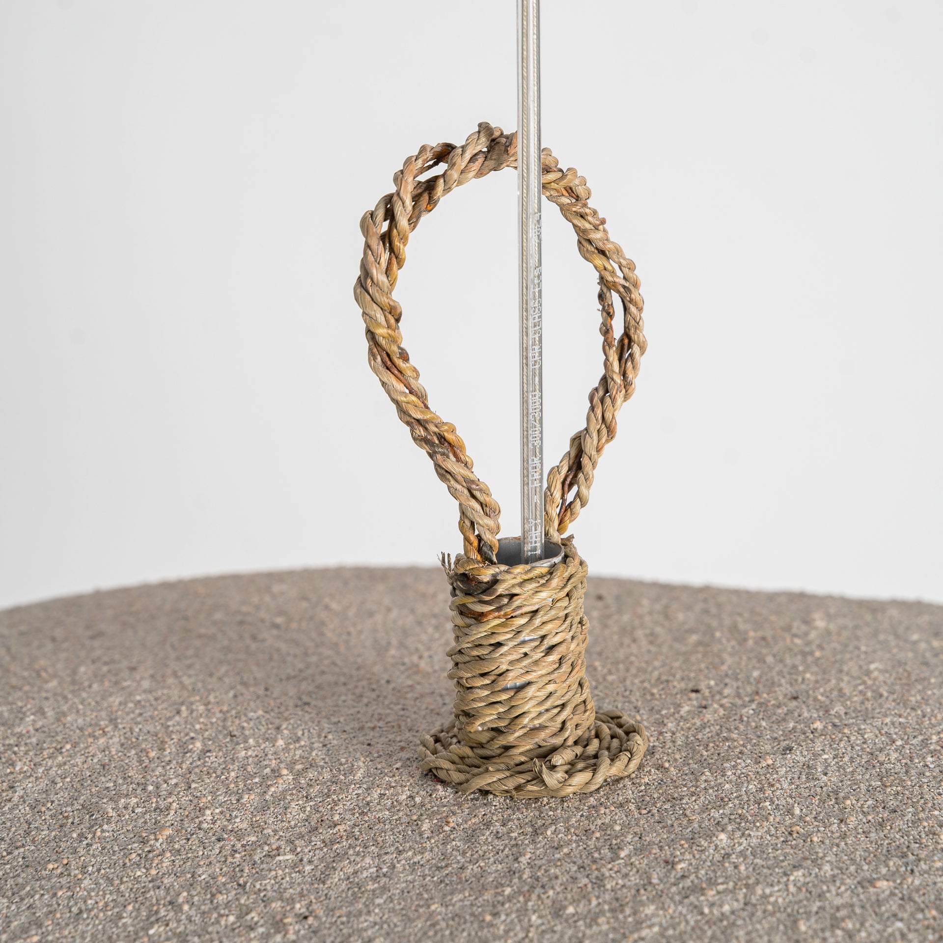 Liessel Contemporary Ceiling Lamp - Cream Resin Pendant Light