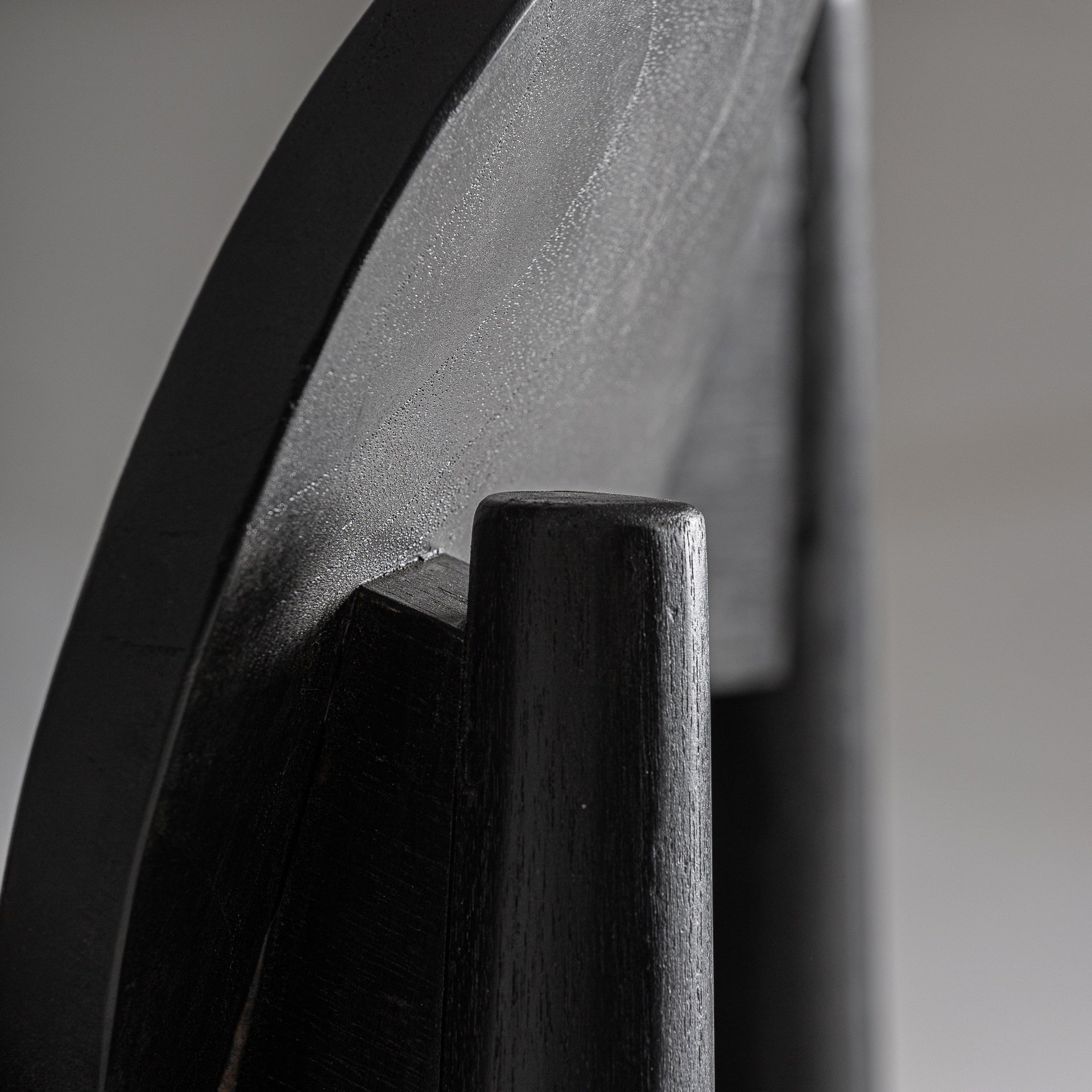 Mier Contemporary Armchair - Teak Wood & White Leather