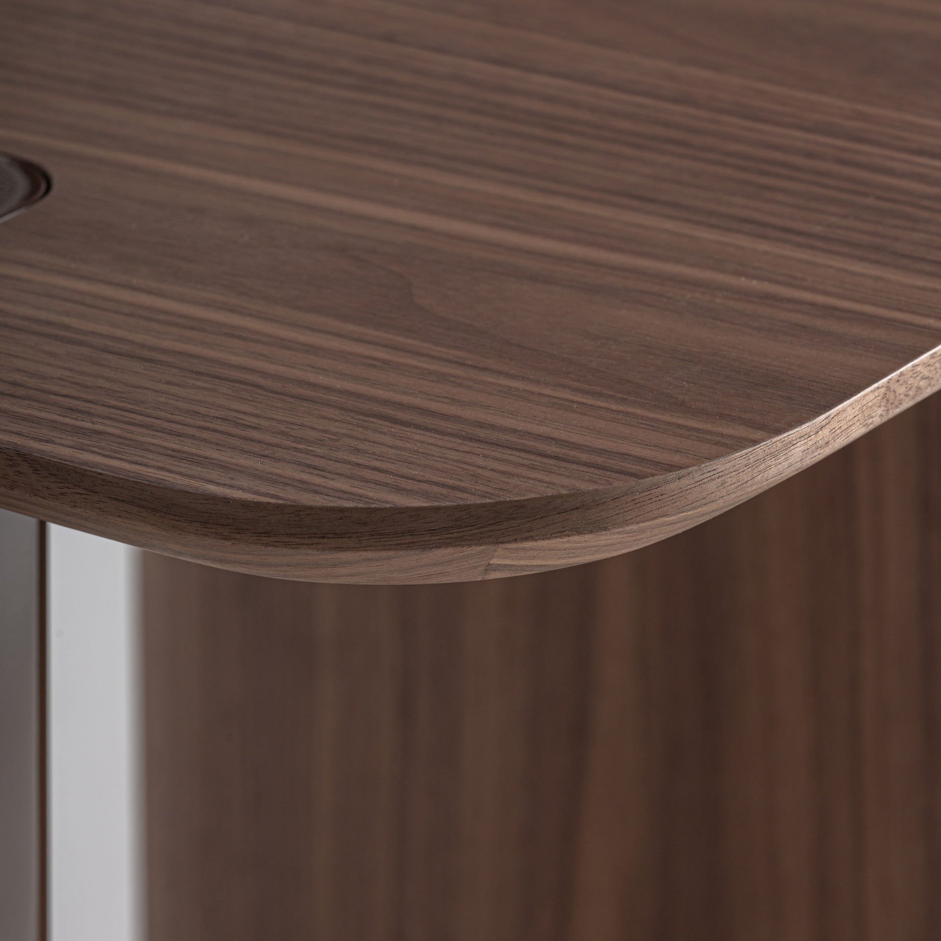 Kvell Side Table in Chocolate & Oak Veneer