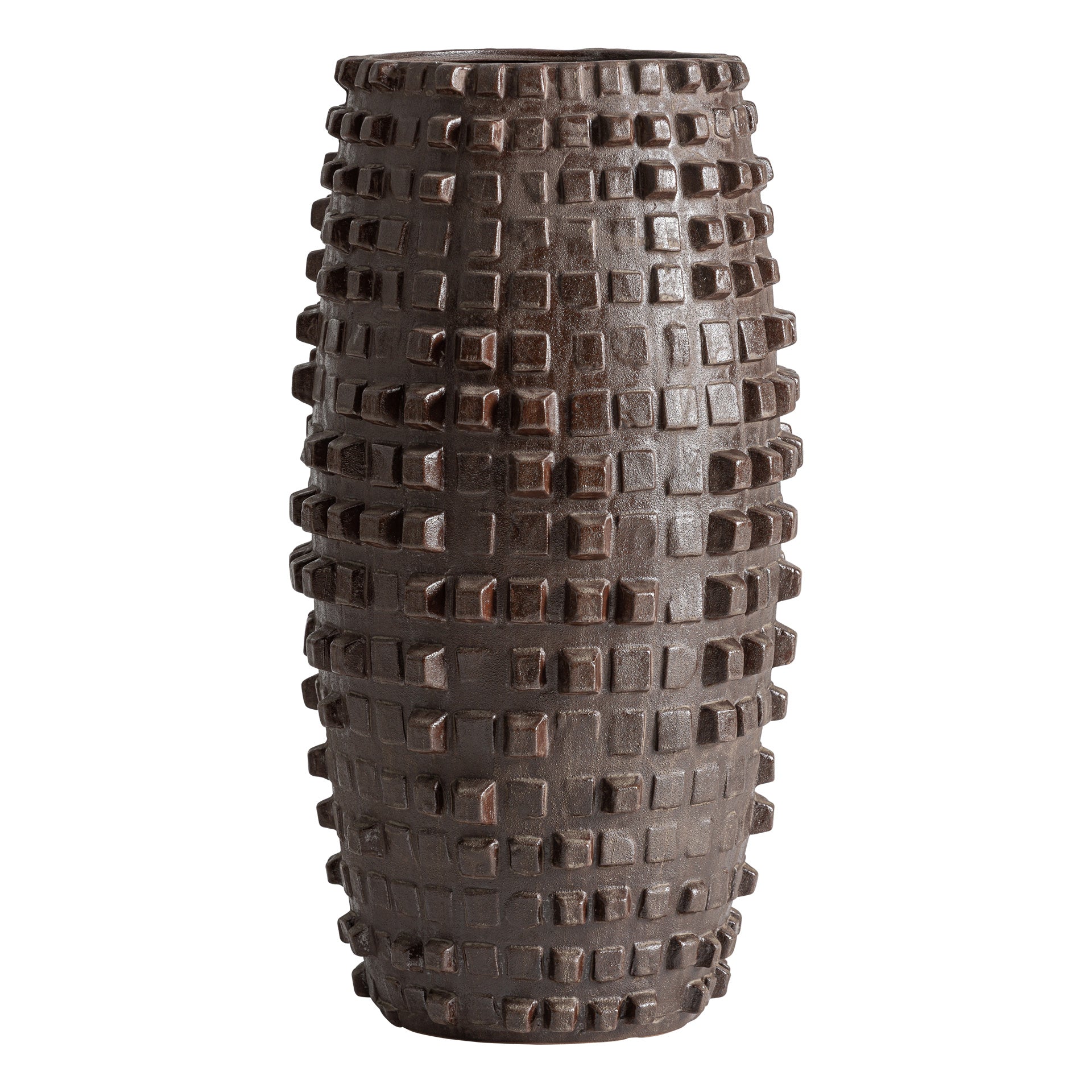 HAIMI CERAMIC VASE IN BROWN