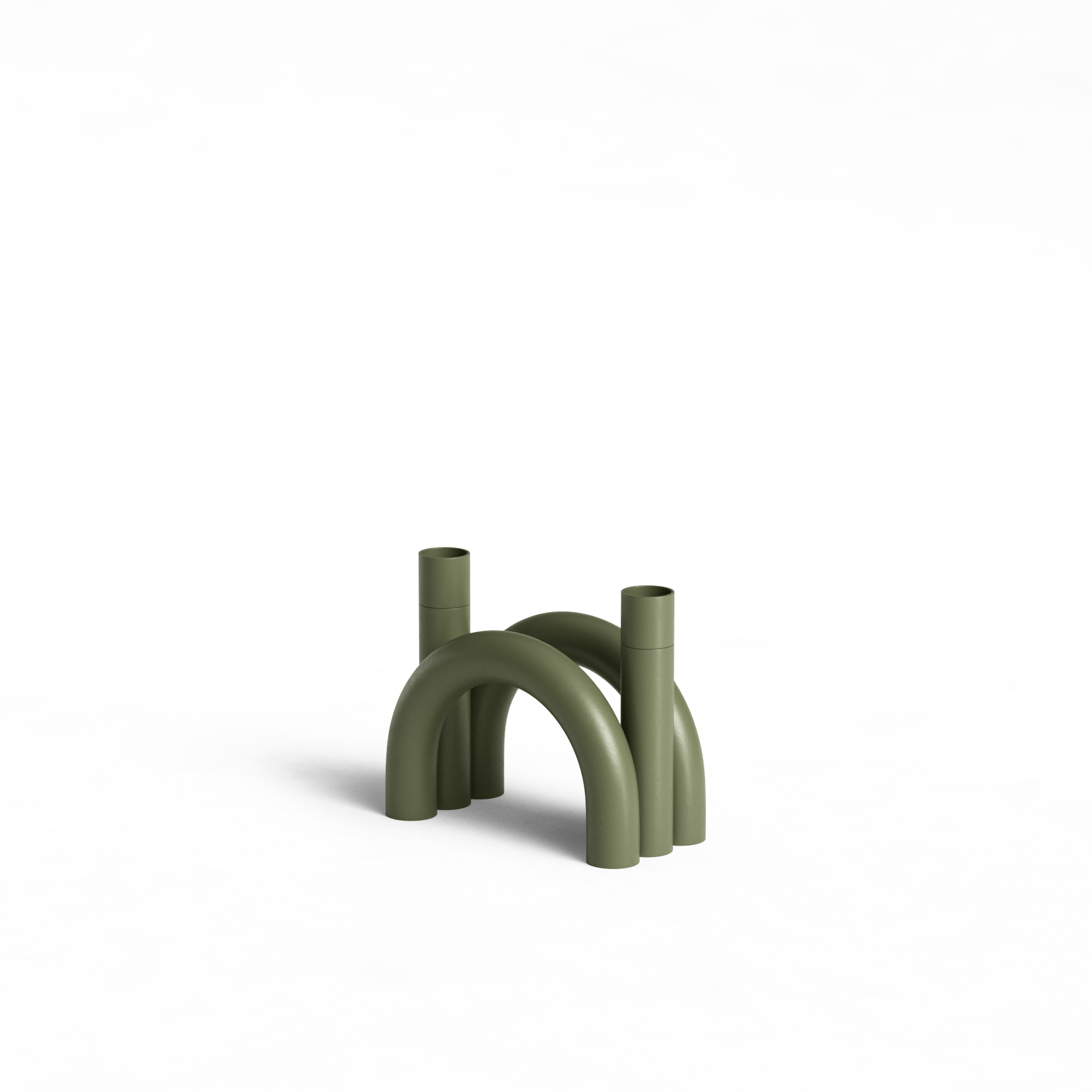 Putkimainen kaarikynttilänjalka