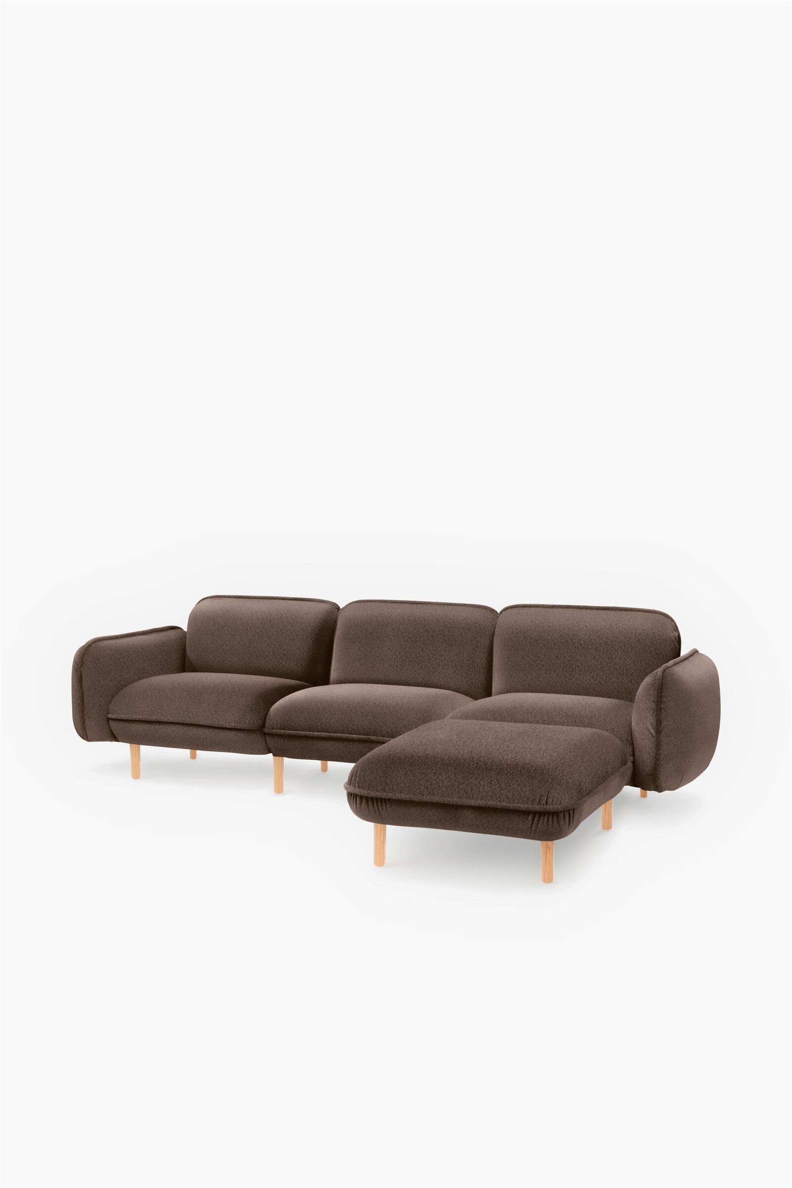 Bean Pouf Chair in Velour