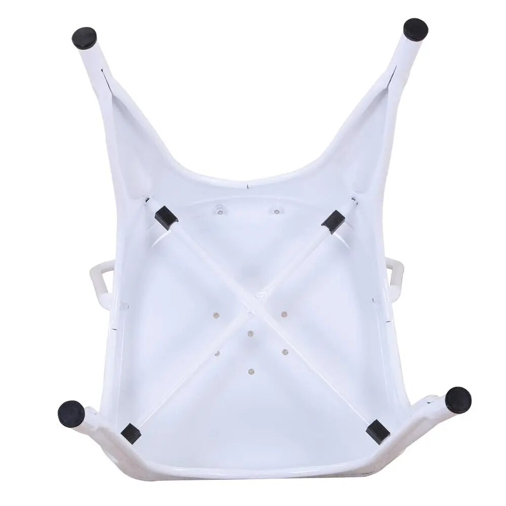 SkandiShop-setti, 4 metallista ruokapöydän tuolia, teollisen tyylin tuolit