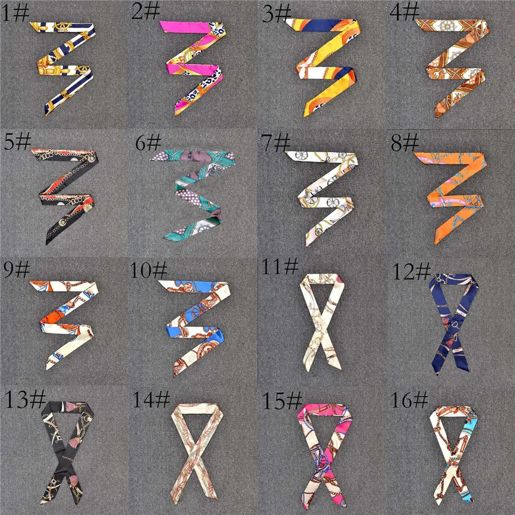 Monitoiminen silkkimuotihuivi