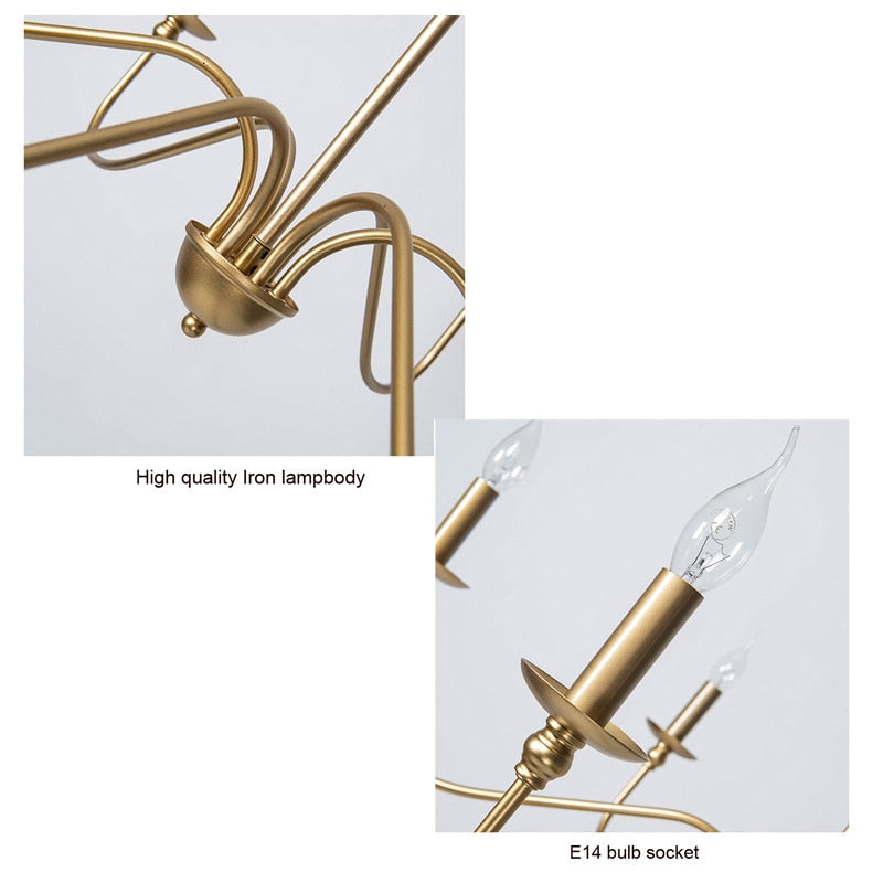 SkandiShopin modernit yksinkertaiset riippuvalaisinkynttilät