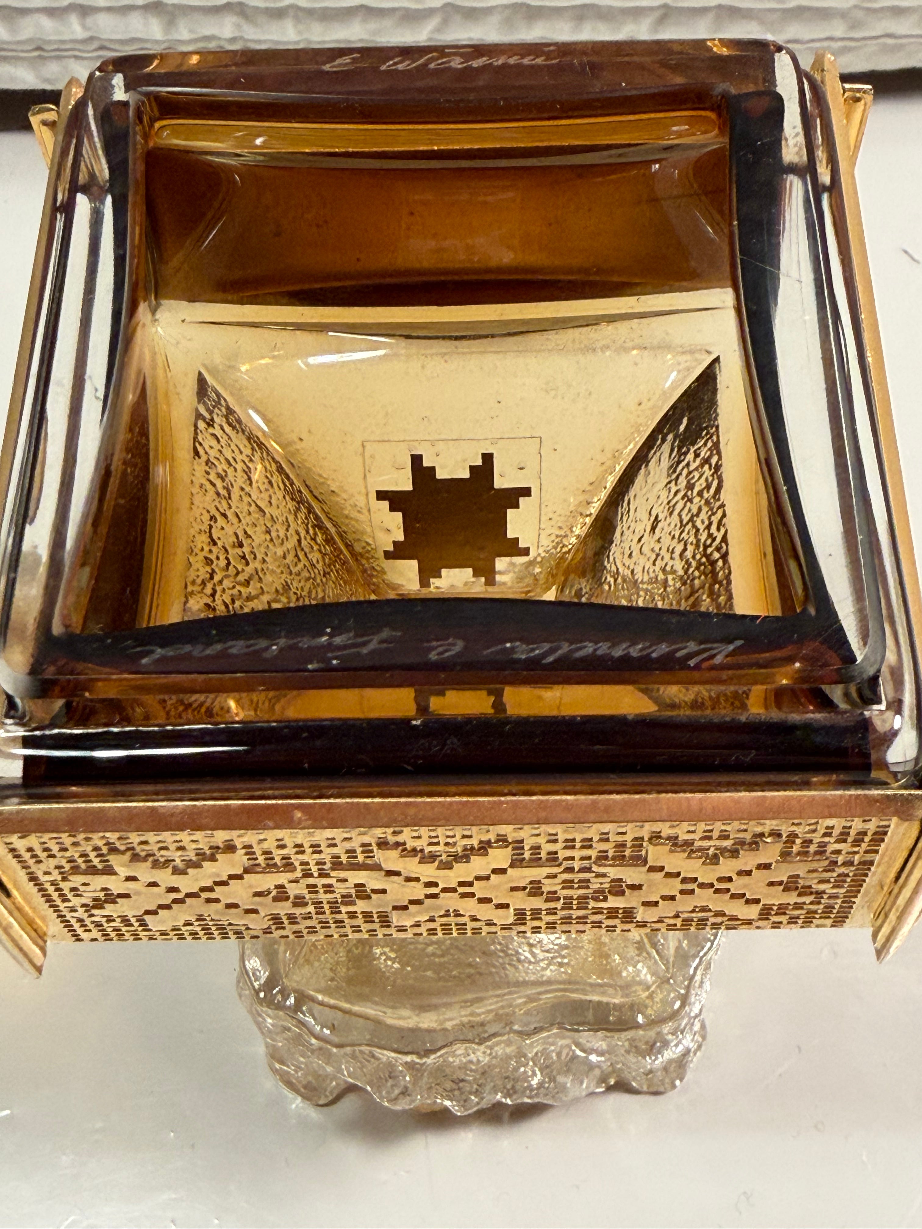 Eino Wänni 24k kullattu kynttilänjalka - Vintage 1960-luvun suomalaista muotoilua