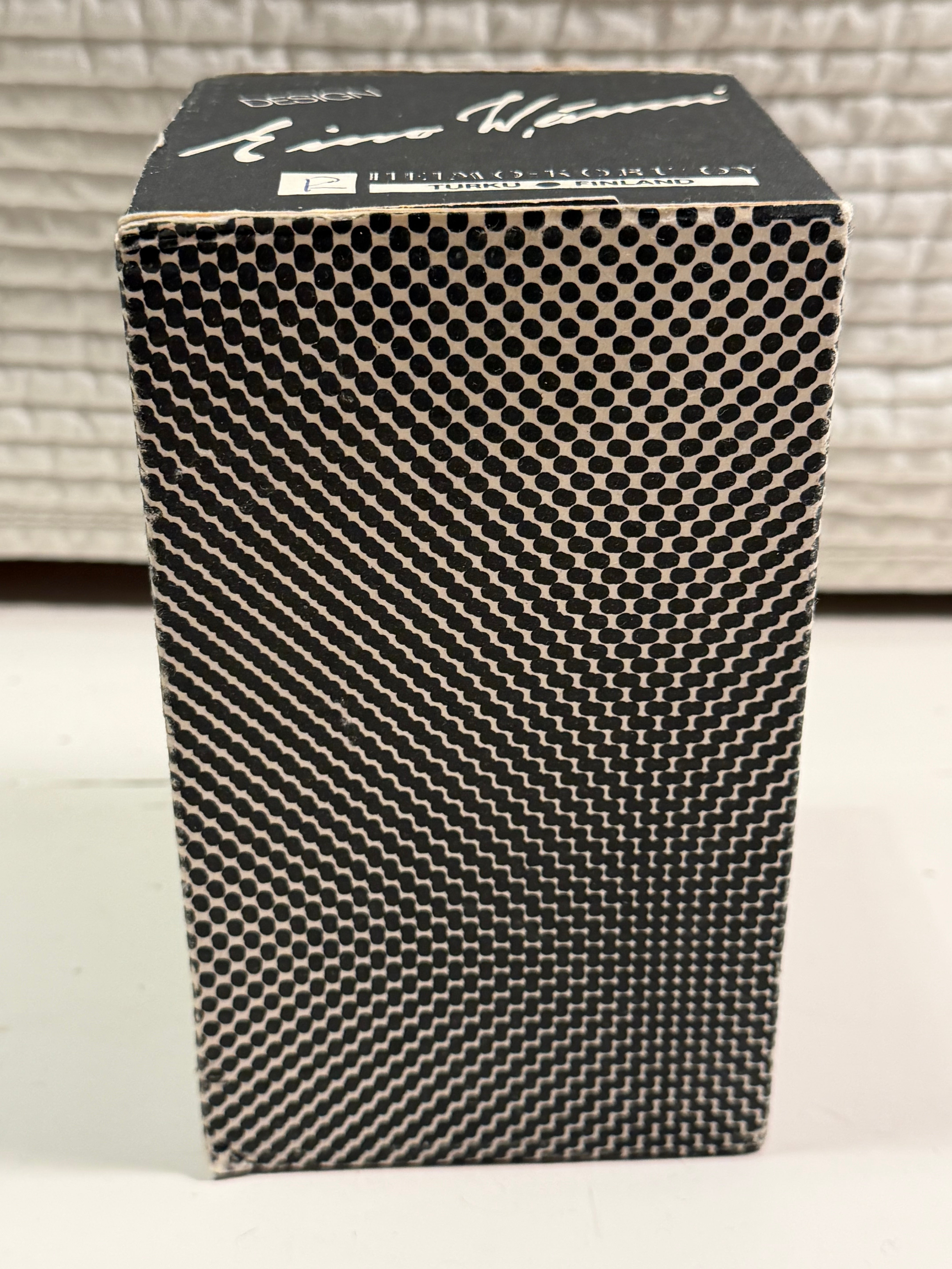 Eino Wänni 24k kullattu kynttilänjalka - Vintage 1960-luvun suomalaista muotoilua