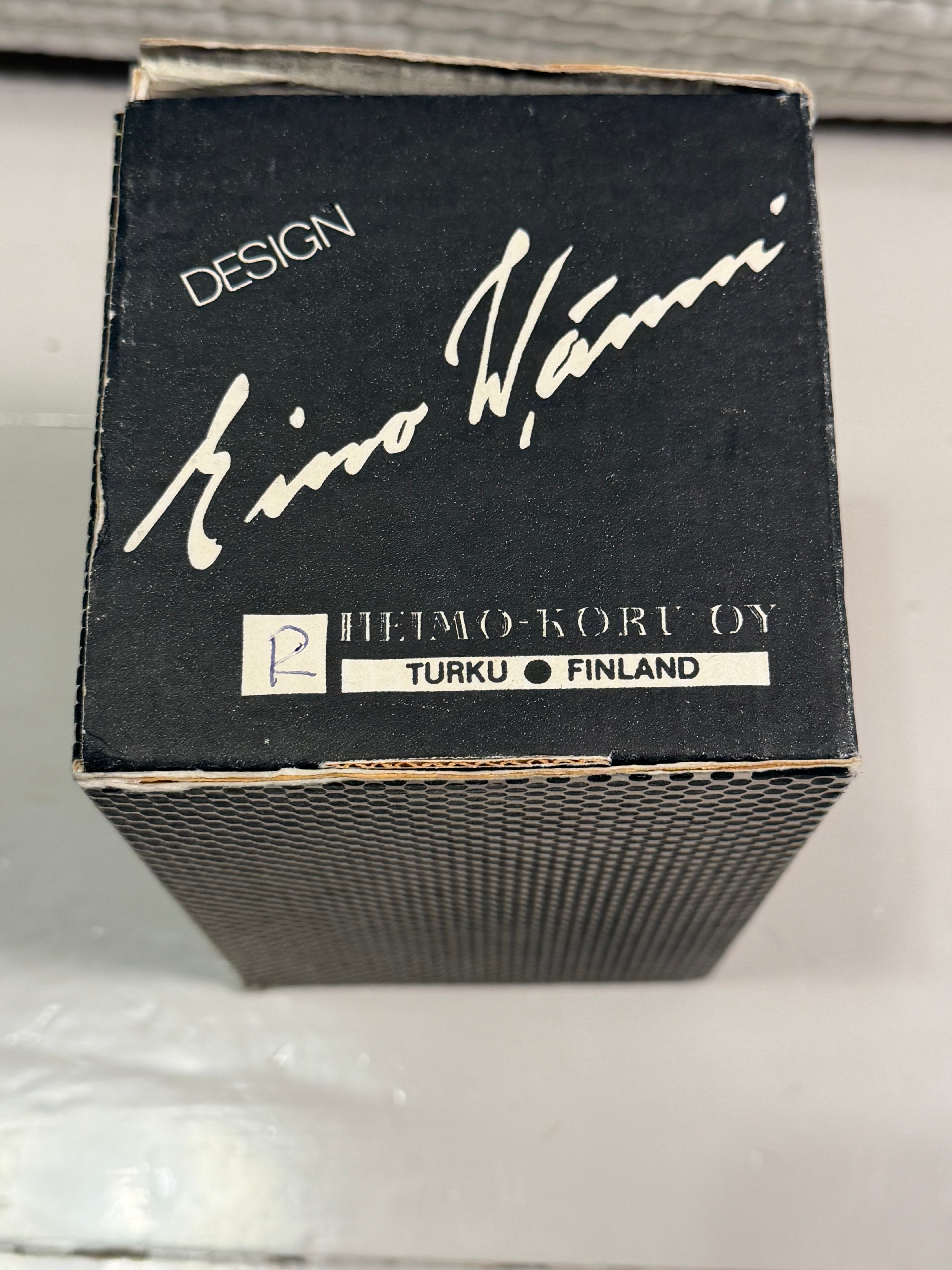 Eino Wänni 24k kullattu kynttilänjalka - Vintage 1960-luvun suomalaista muotoilua