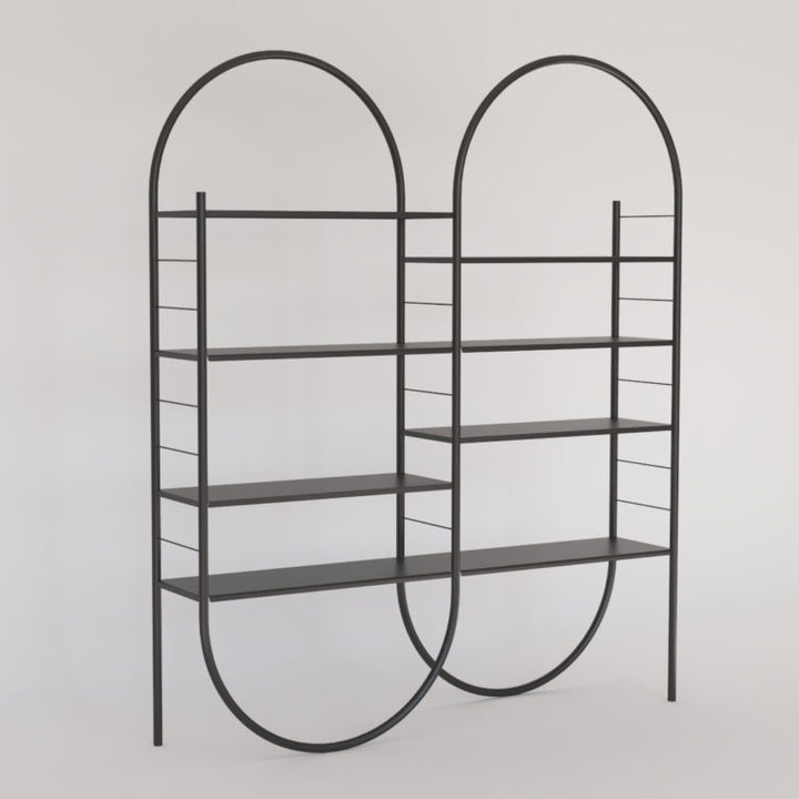 INFINI Shelving System
— Double Module Black
