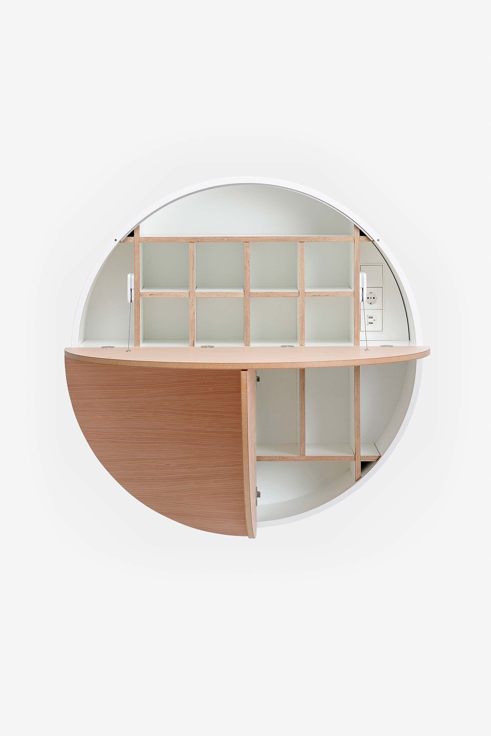 Wall Mounted Desk Multifunctional Pill