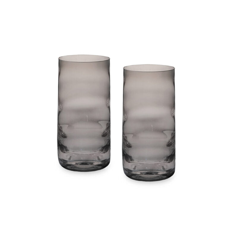 DUNES Tall Glass Storm Grey