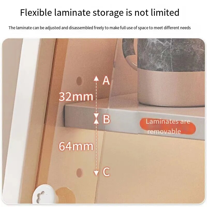 SkandiShop-keittiön säilytysteline