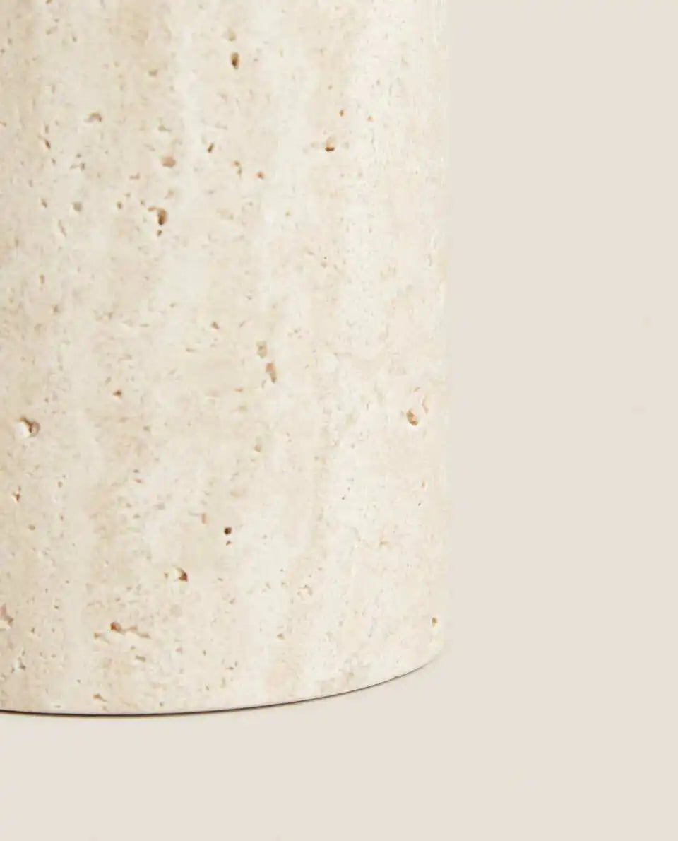 SkandiShiop 7.5 Dx 12CM K Luonnonbeige marmorikivihammasharjateline