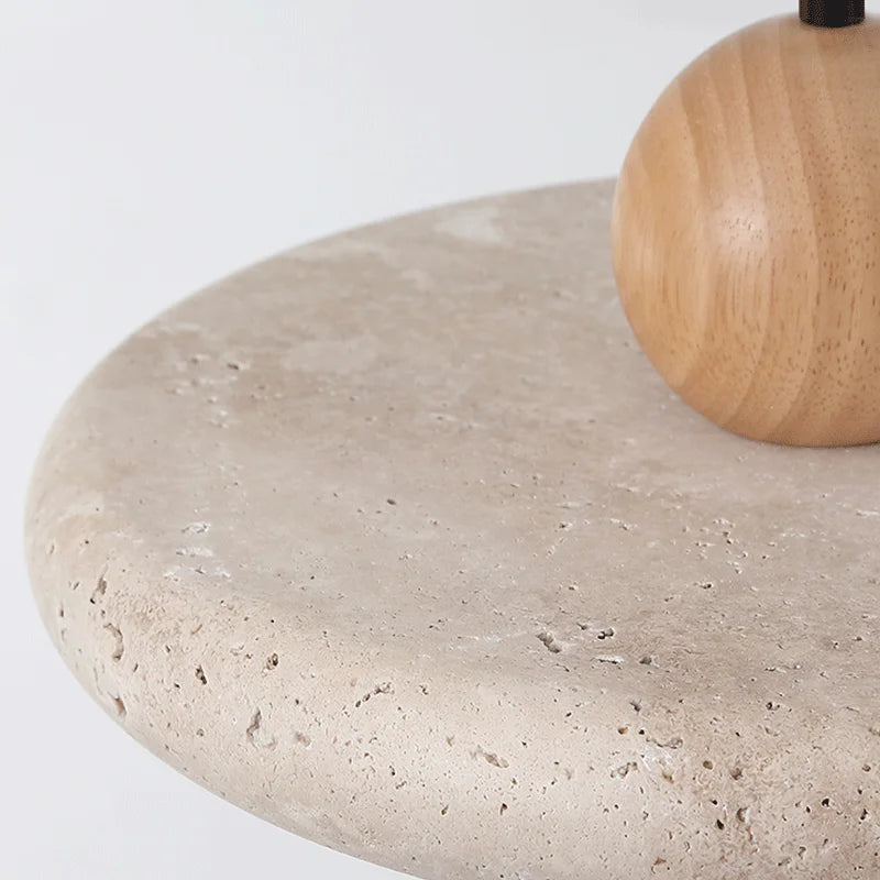 Retro Natural Stone Art Pendant Light