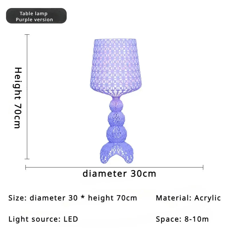VetroGlow Goblet Floor Lamp – Italian Designer LED Light