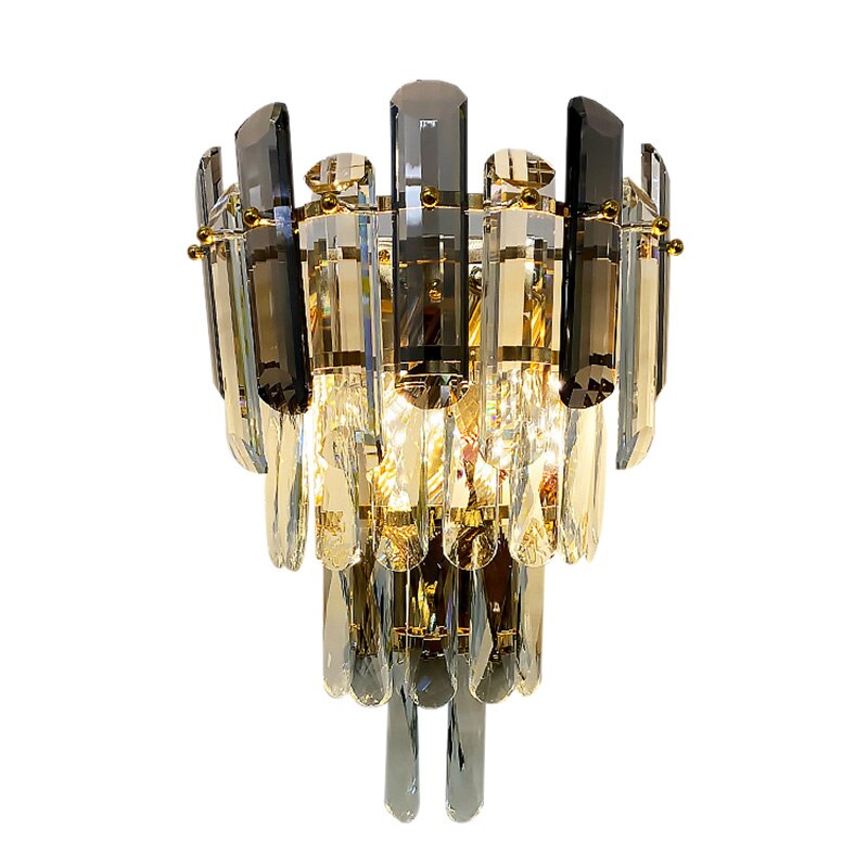 SkandiShop moderni minimalistinen valo ylellinen kristallilasitankoinen seinävalaisin