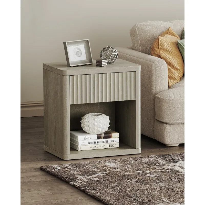 ModernWide Bedside Table