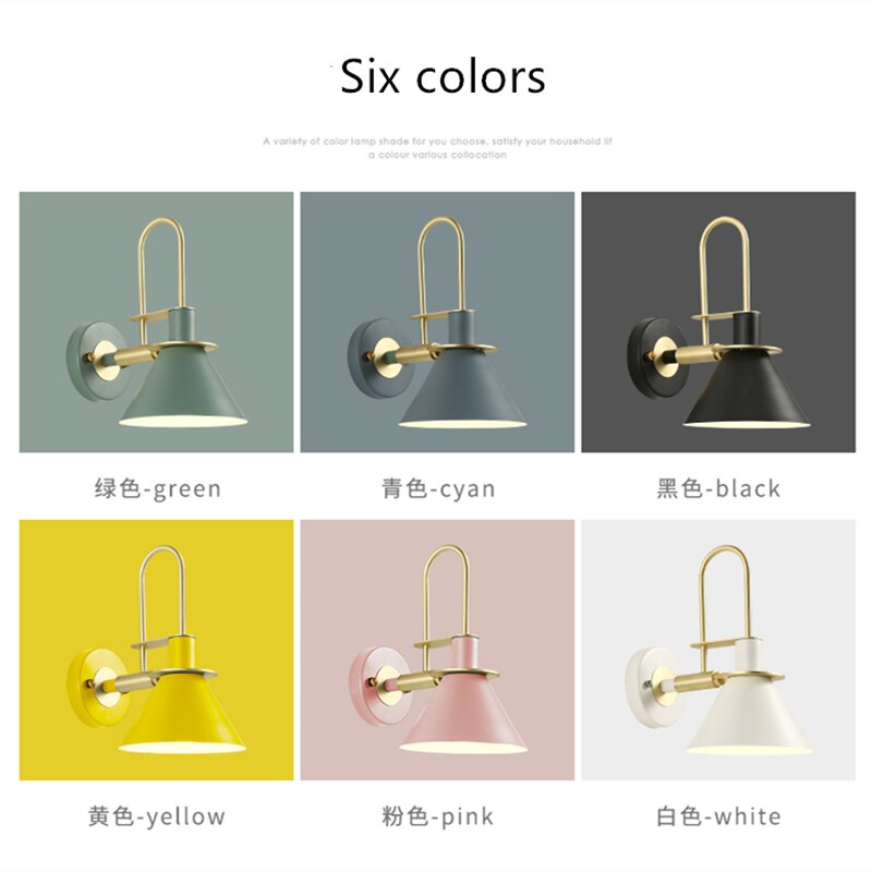 SkandiShop moderni seinävalaisin teollinen rauta seinävalaisimet olohuoneeseen makuuhuoneeseen pohjoismainen yöpöydän seinävalaisin E27