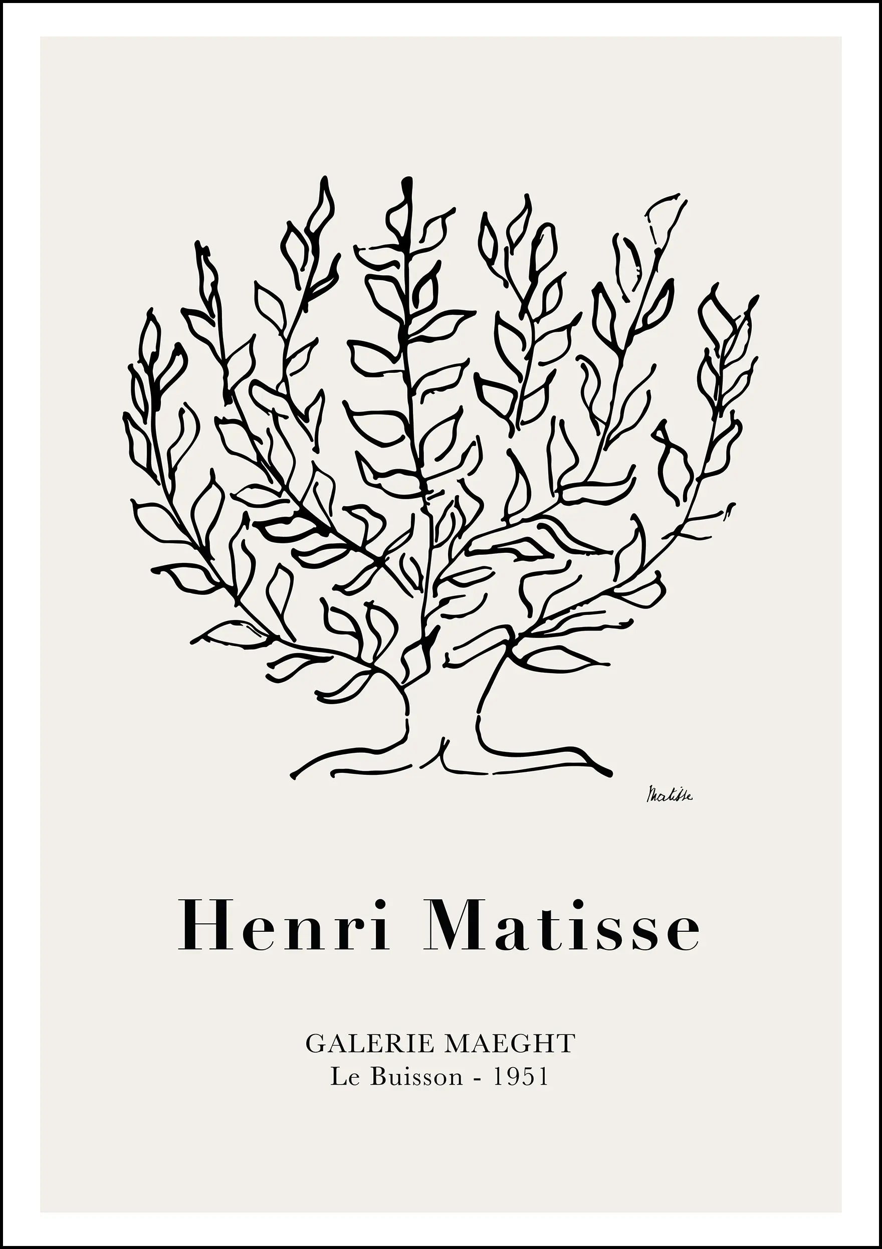 Henri Matisse Vintage -juliste - Pohjoismainen seinätaulu