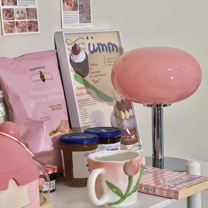 Skandi-yöpöytävalaisin makuuhuoneeseen Lollipop