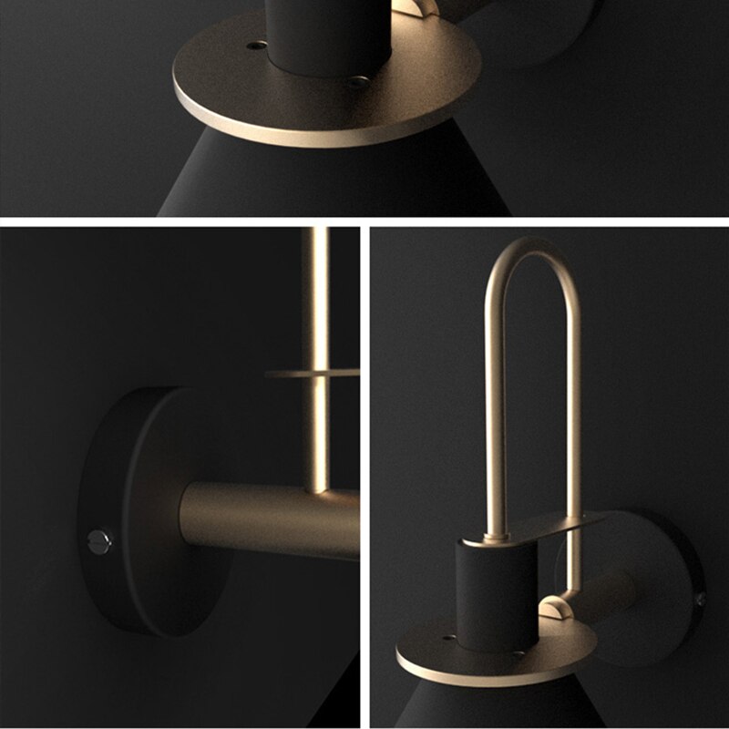 SkandiShop moderni seinävalaisin teollinen rauta seinävalaisimet olohuoneeseen makuuhuoneeseen pohjoismainen yöpöydän seinävalaisin E27